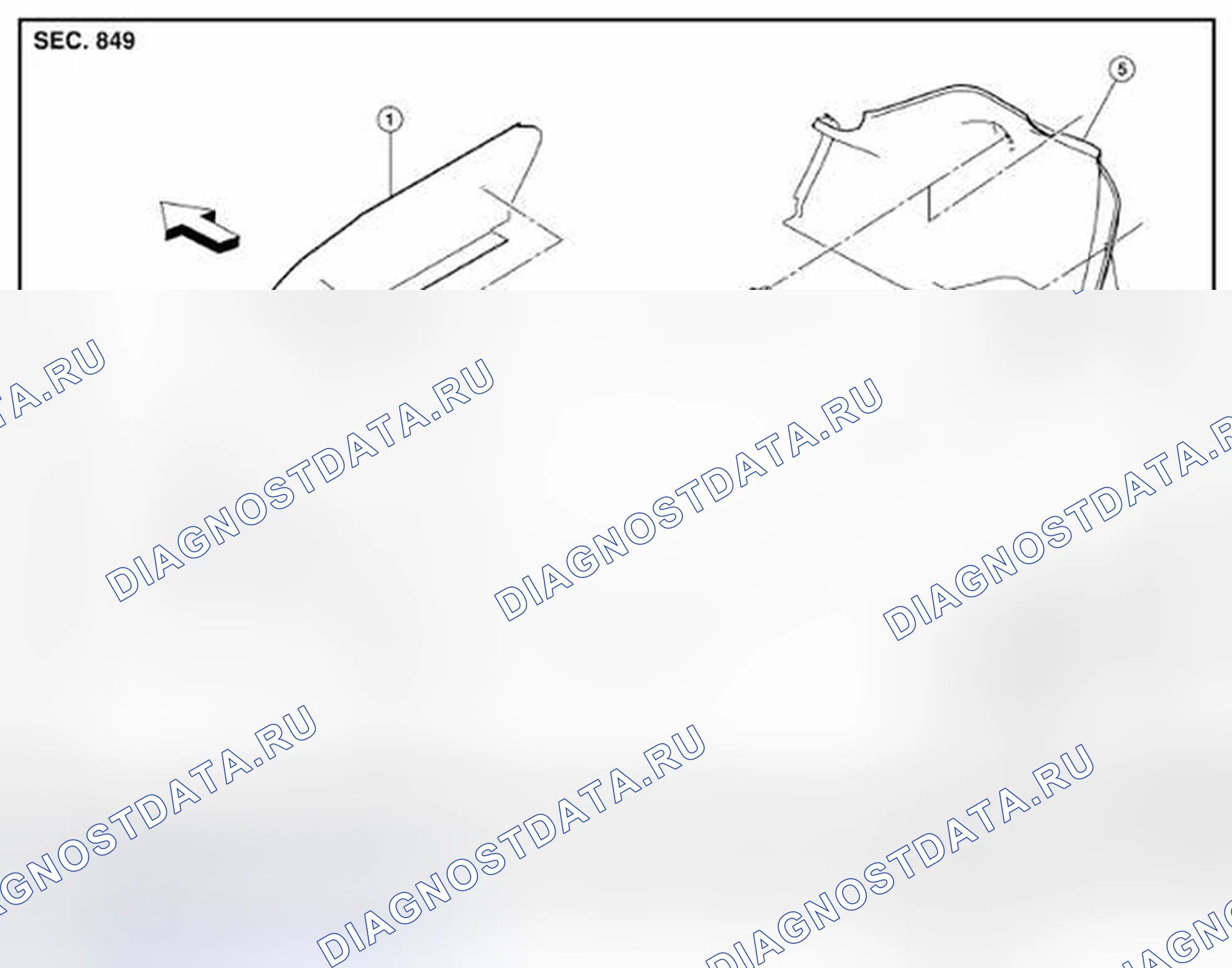 Рис. 63: Разнесенный вид. Audi RS6 C8