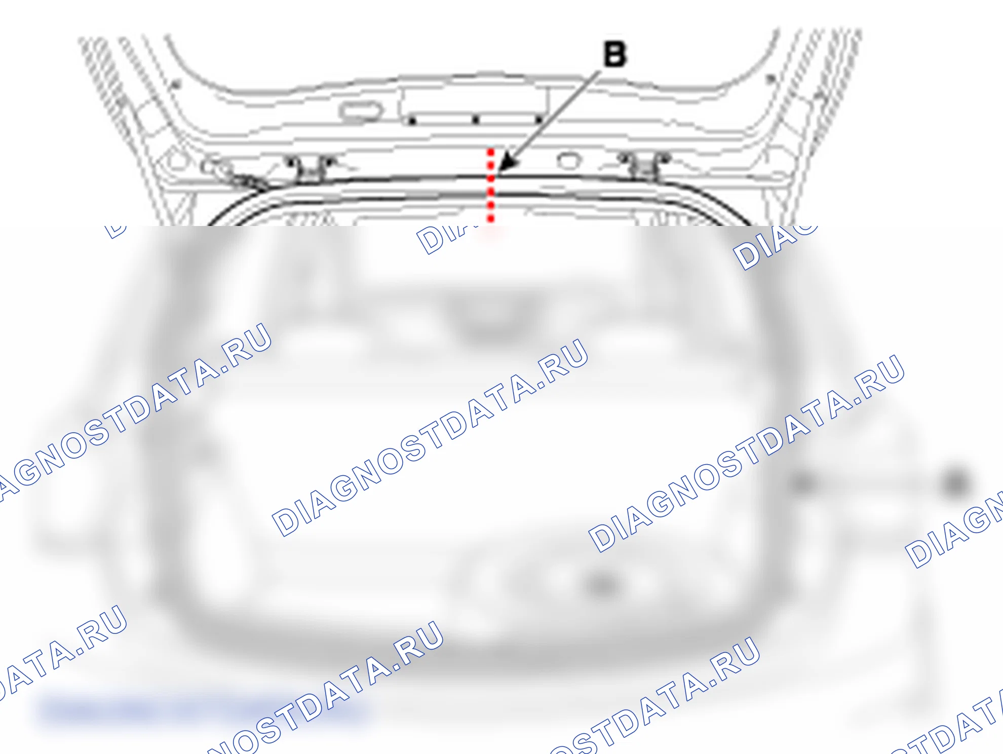 Уплотнитель двери багажника. Hyundai GRAND i10/Xcent BA