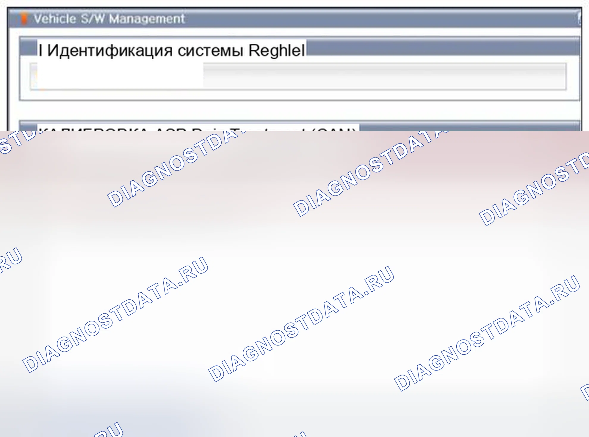 Рис. 16: Калибровка ASP. BMW 6 серия F06/F13/F12
