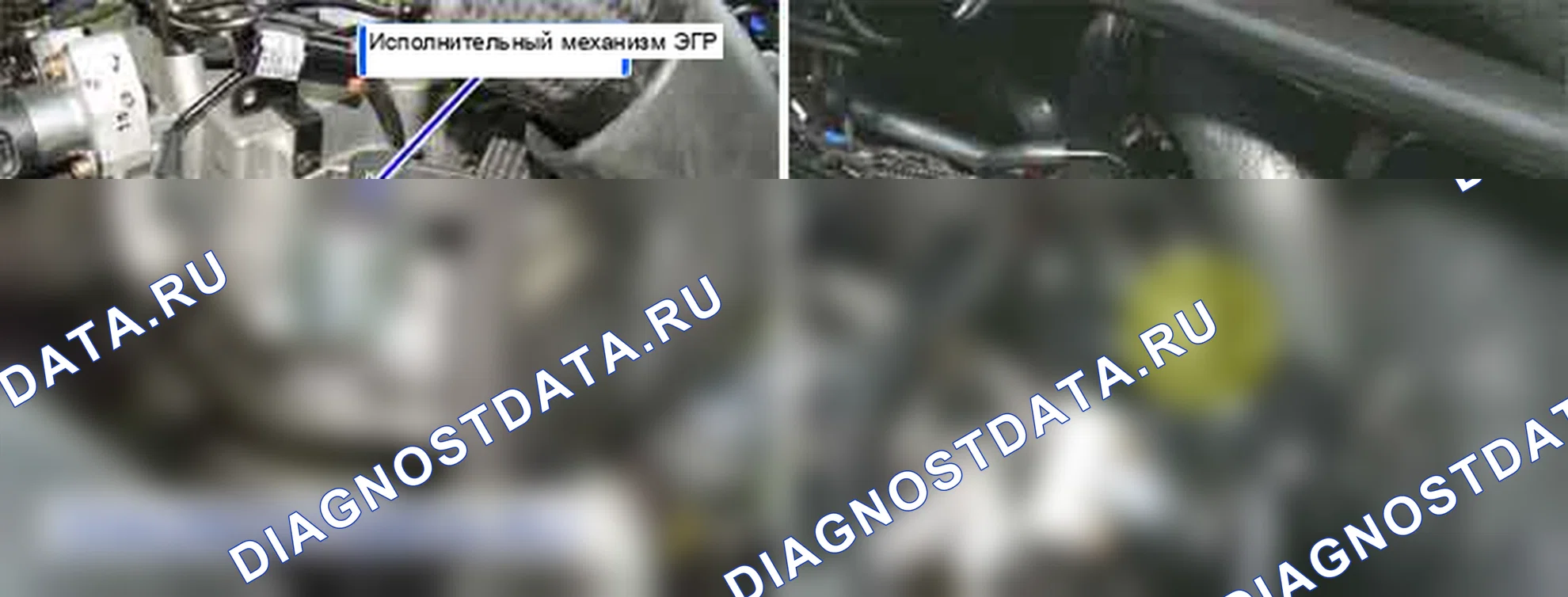 P0402: Обнаружен чрезмерный поток рециркуляции выхлопных газов. Hyundai Santa Fe CM