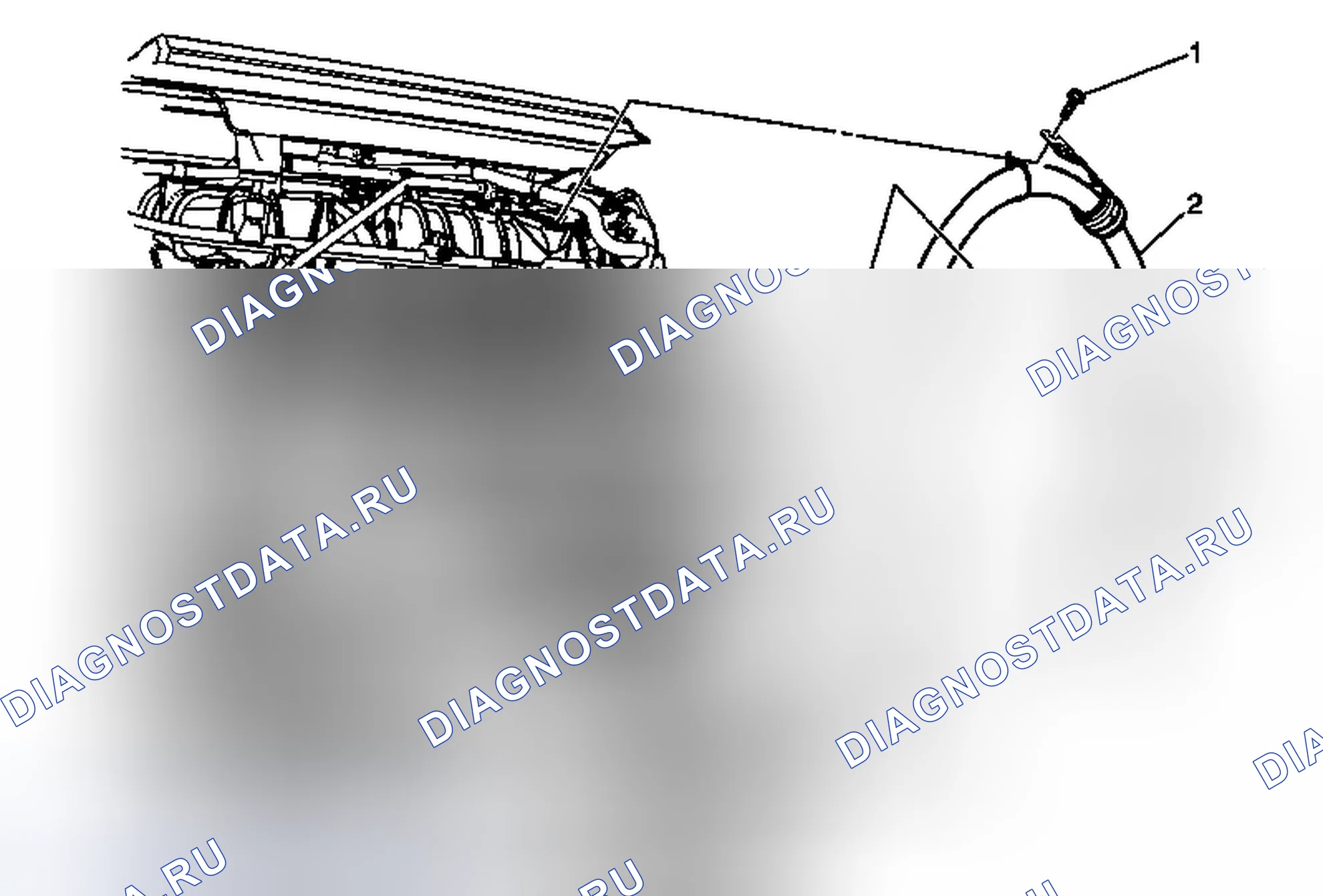 Рис. 2: Замена впускной трубы / шланга усилителя рулевого управления (Lhd и LF1, или Lfw, или Lfx). Cadillac SRX II рестайлинг