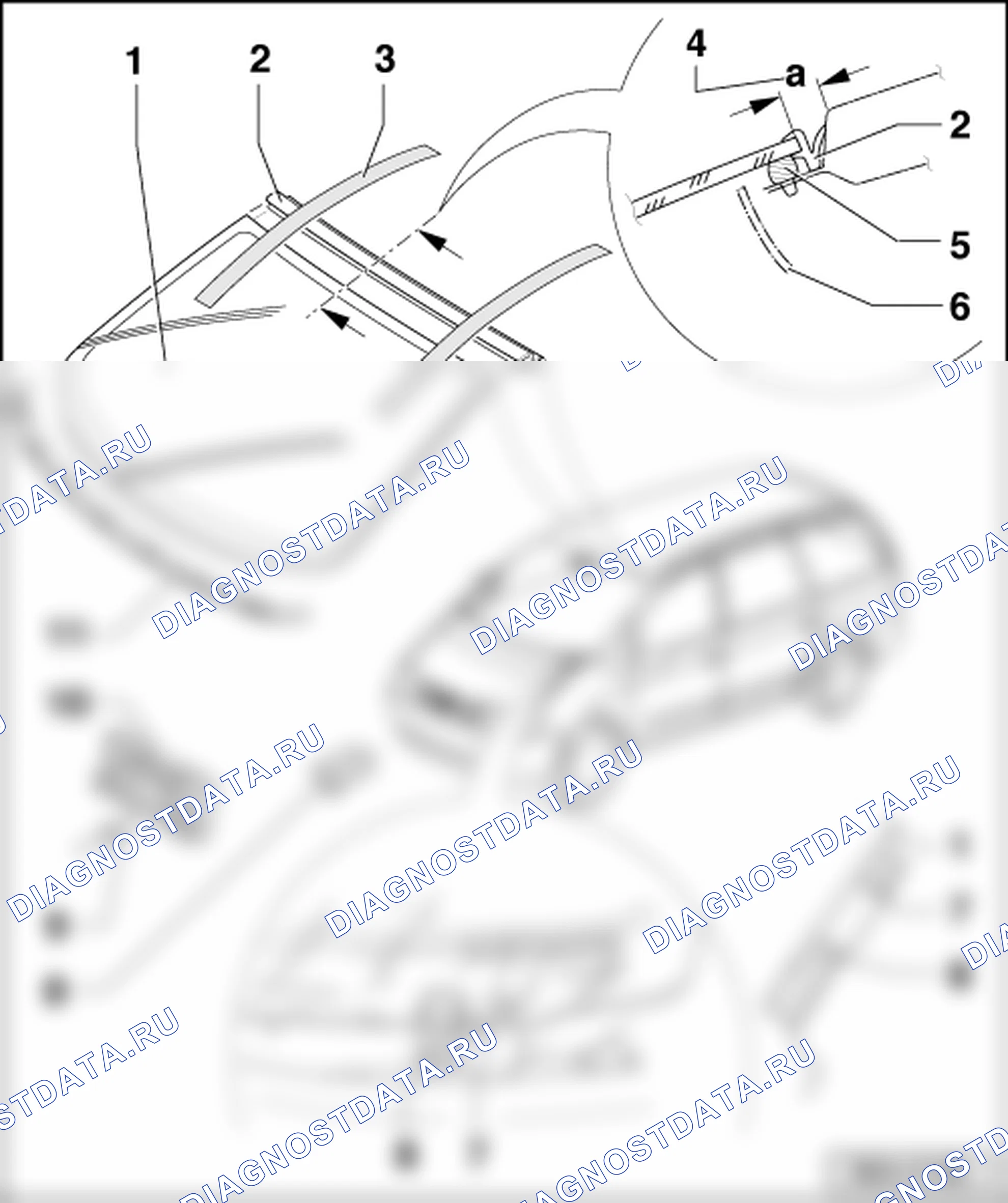 Заподлицо скрепленные окна. SEAT Alhambra I