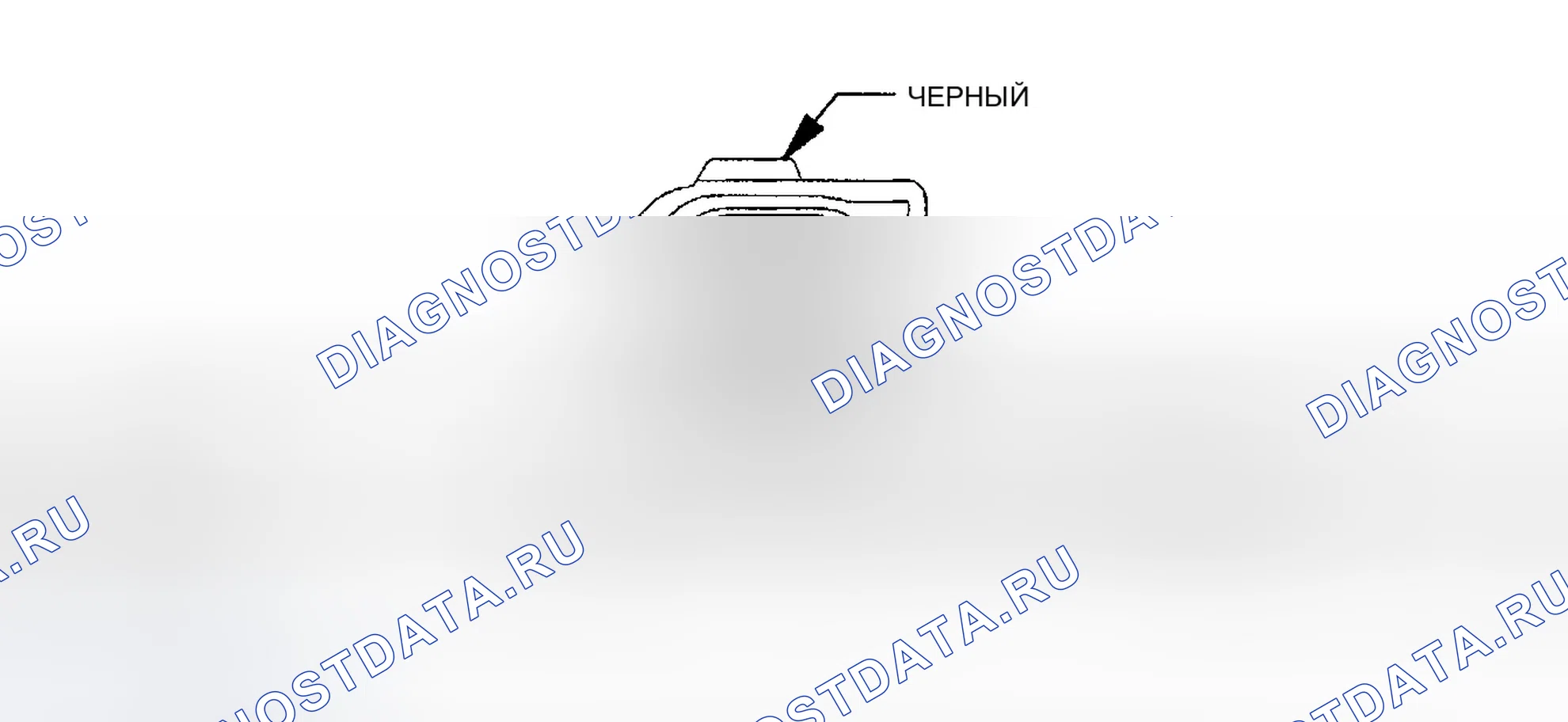 Рис. 70: ВИД С ТОРЦА СОЕДИНИТЕЛЯ ЖГУТА КАТУШКИ ЗАЖИГАНИЯ (5.9L). Dodge Pickup R1500 
