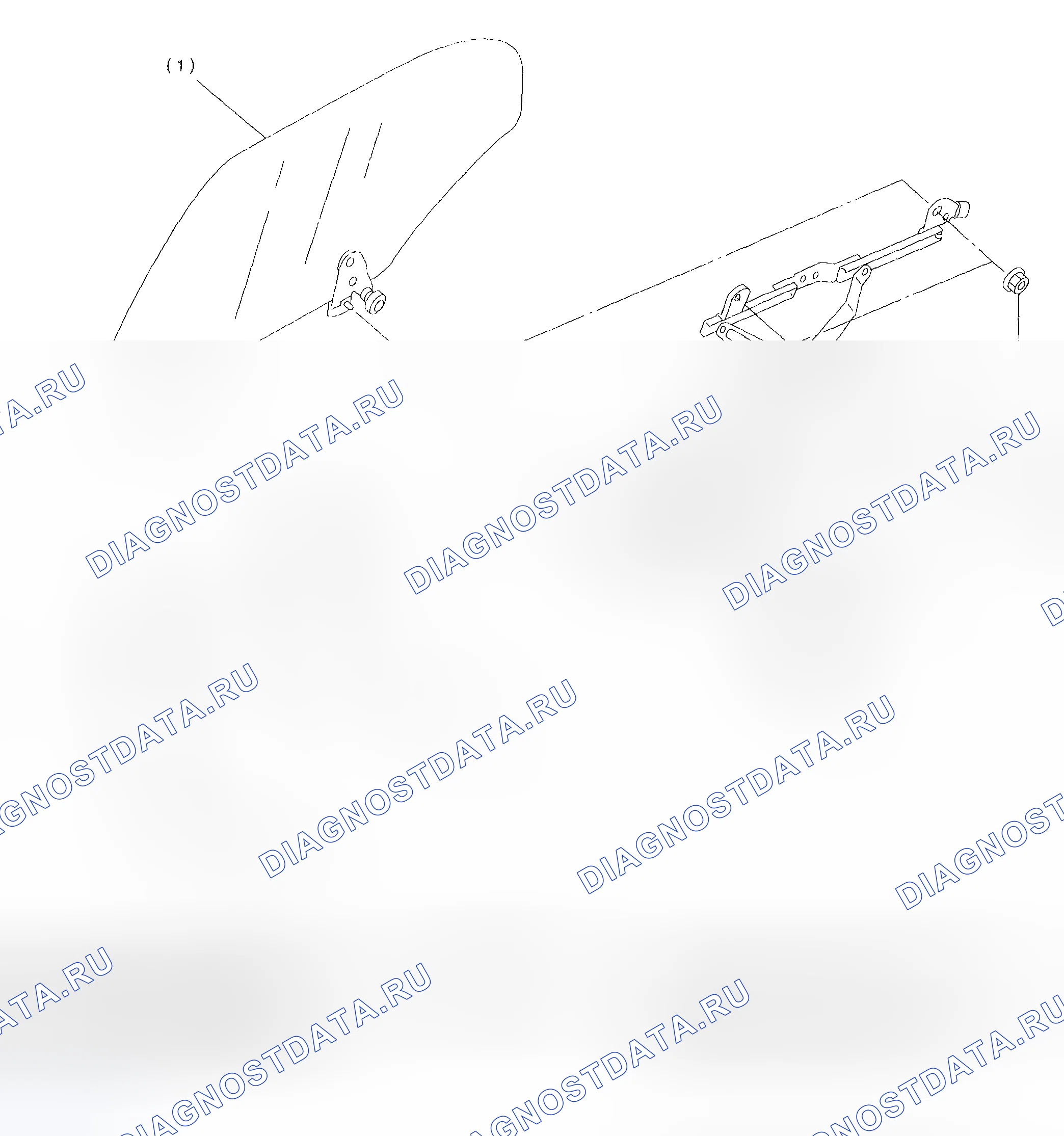 Рис. 4: СТЕКЛО ЗАДНЕЙ ДВЕРИ. Subaru Impreza WRX GD/GG рестайлинг
