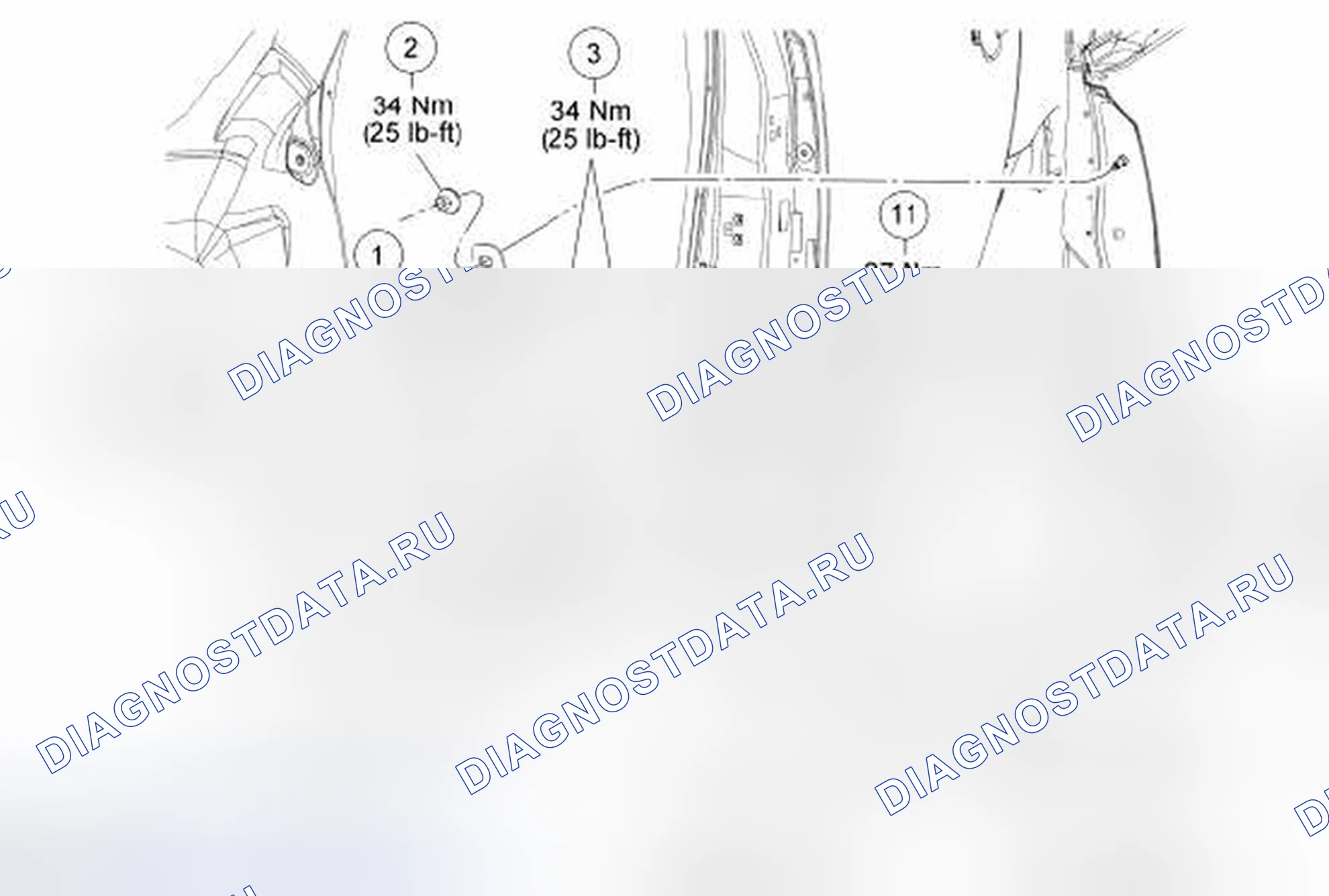 Рис. 52: Дверь. Hyundai ix55 I