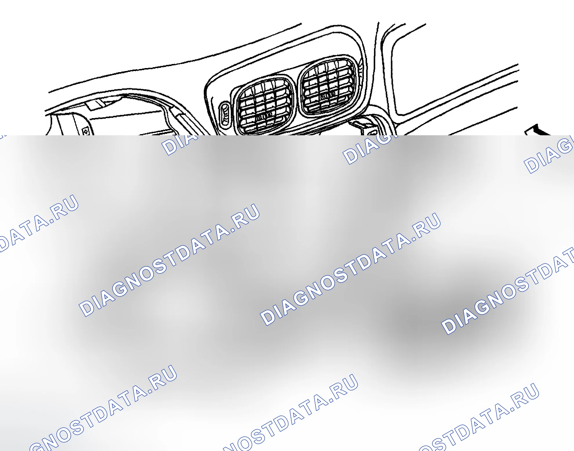Рис. 23: Приборная панель, центр. Chevrolet TrailBlazer I