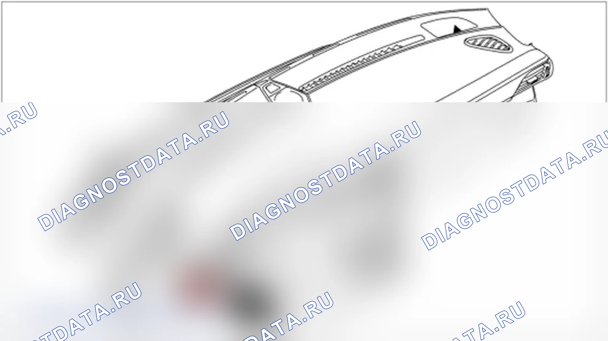 Рис. 5: Снятие главного выключателя света. Porsche Boxster S 987 рестайлинг