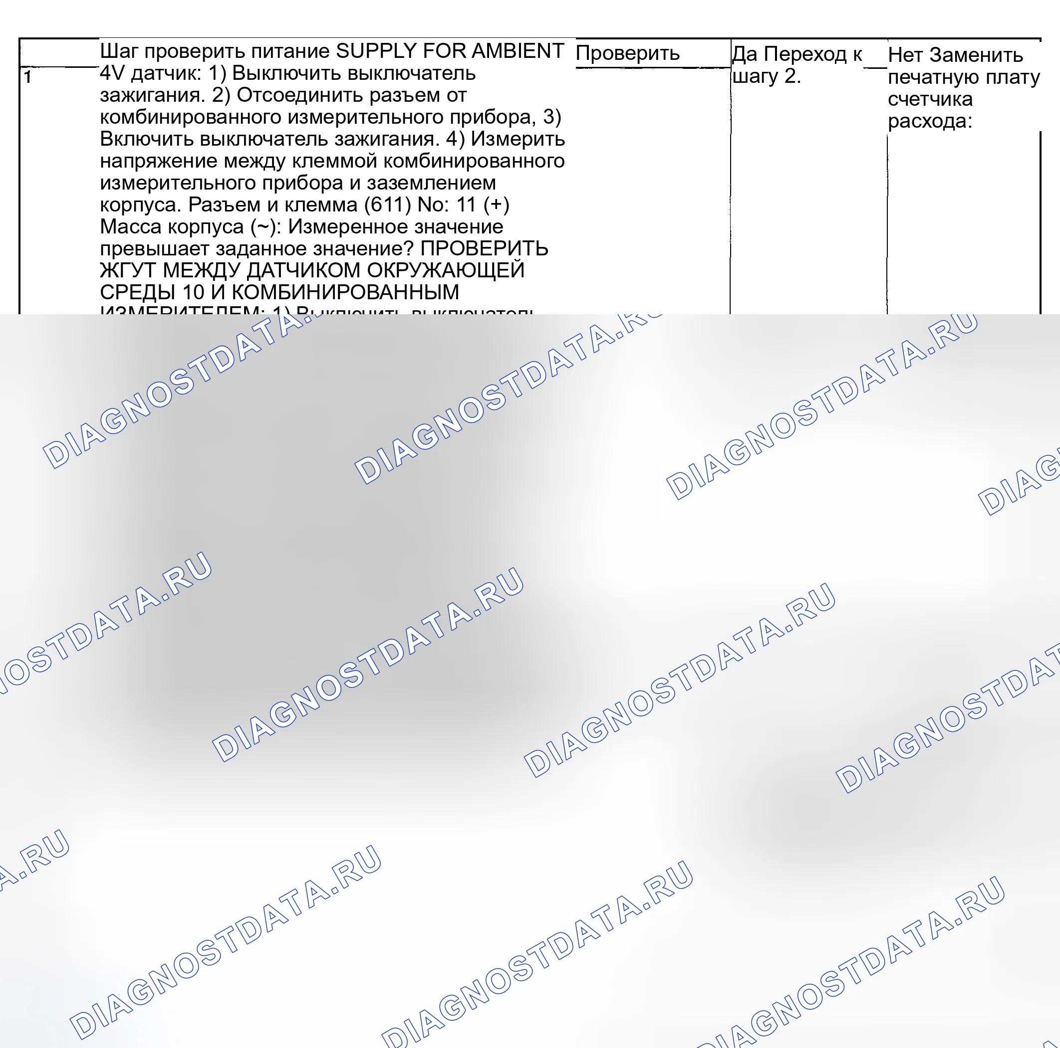 Рис. 11: ПРОВЕРКА ИНДИКАТОРА НАРУЖНОЙ ТЕМПЕРАТУРЫ. Subaru Impreza GD/GC/GG рестайлинг