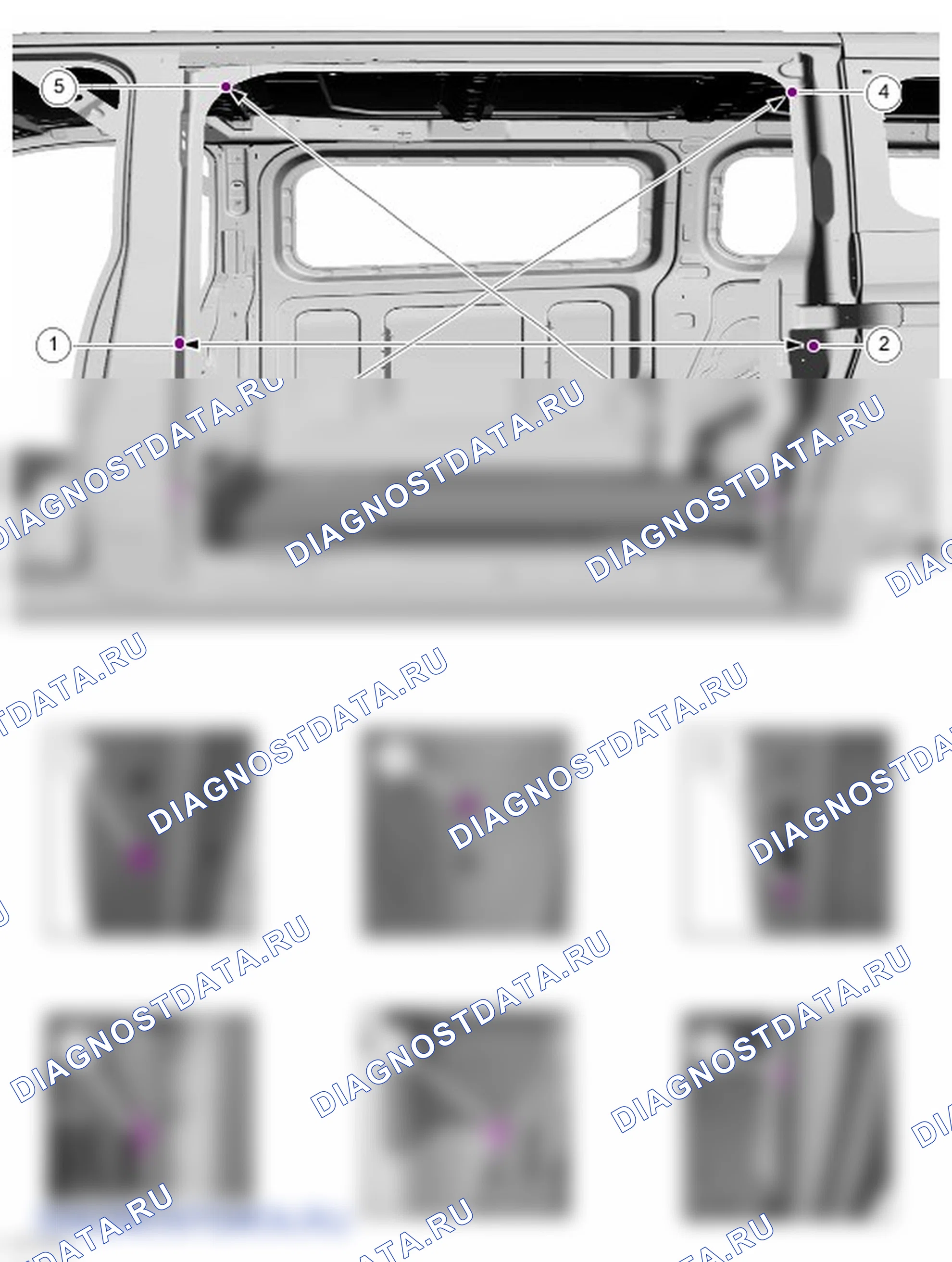 Как проверить зазоры кузова. Ford Transit Custom I