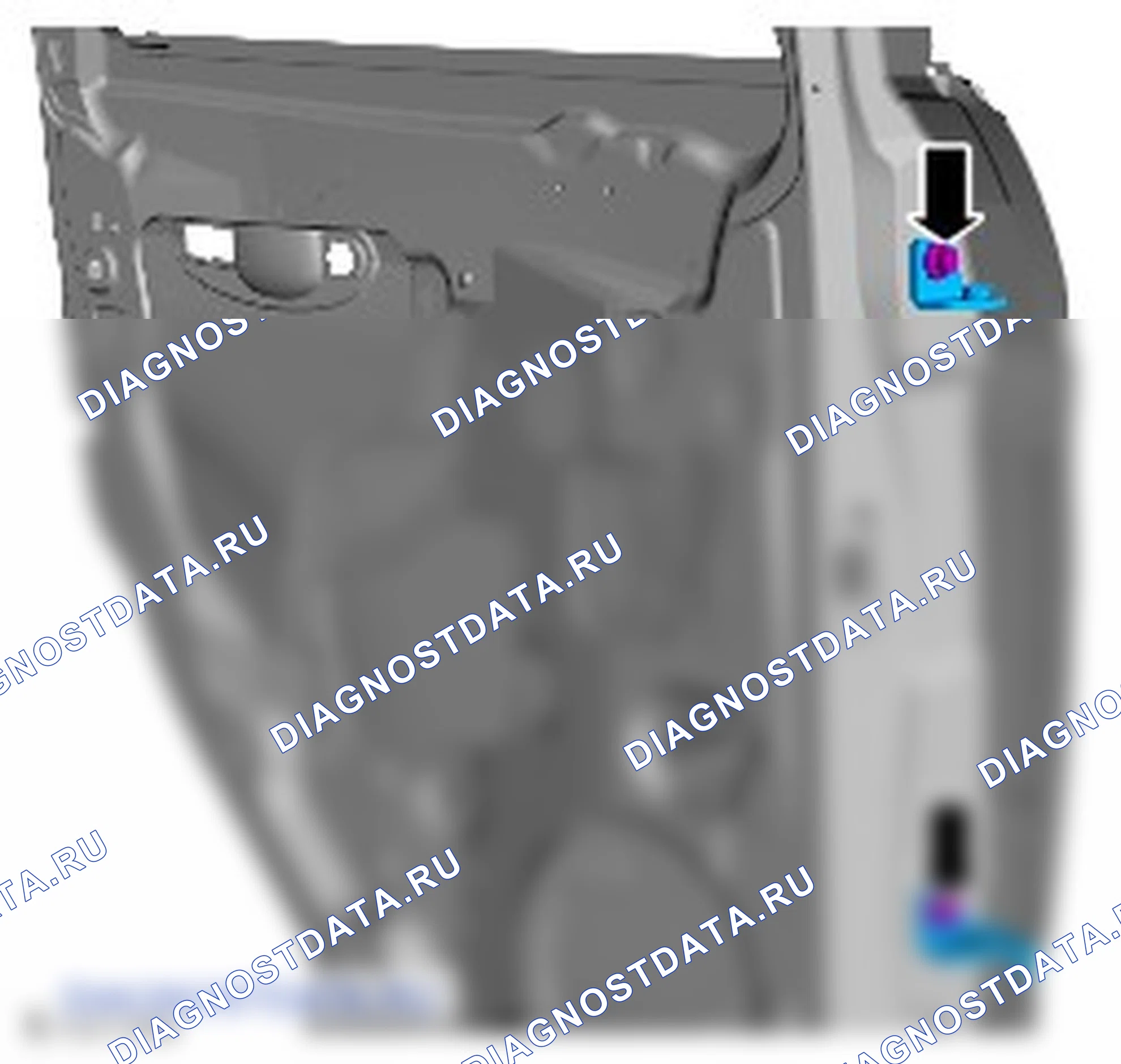 Разборка и сборка задней двери. Ford Grand C-MAX II