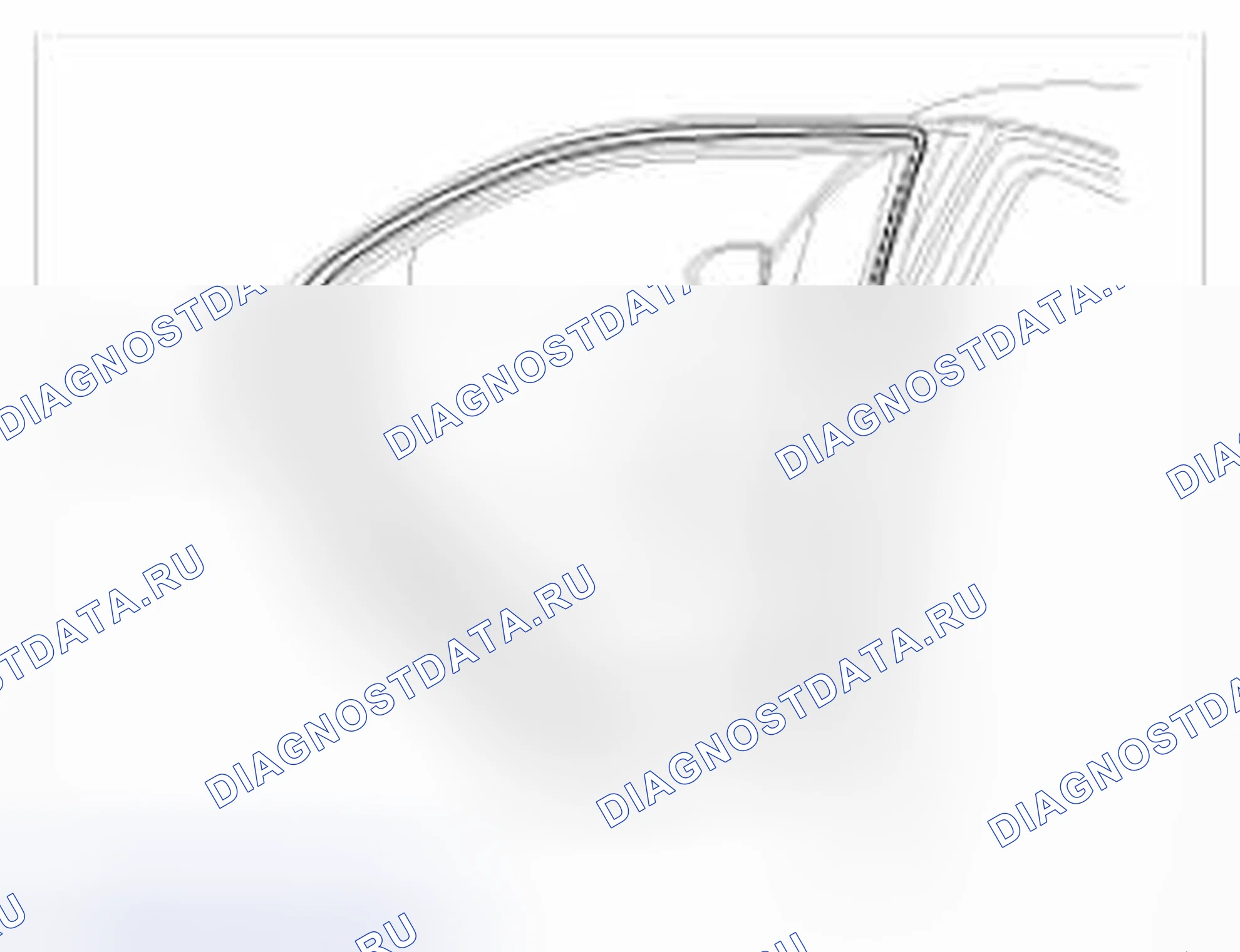 Рис. 137: Замена боковой погодной полосы. BMW 6 серия F06/F13/F12