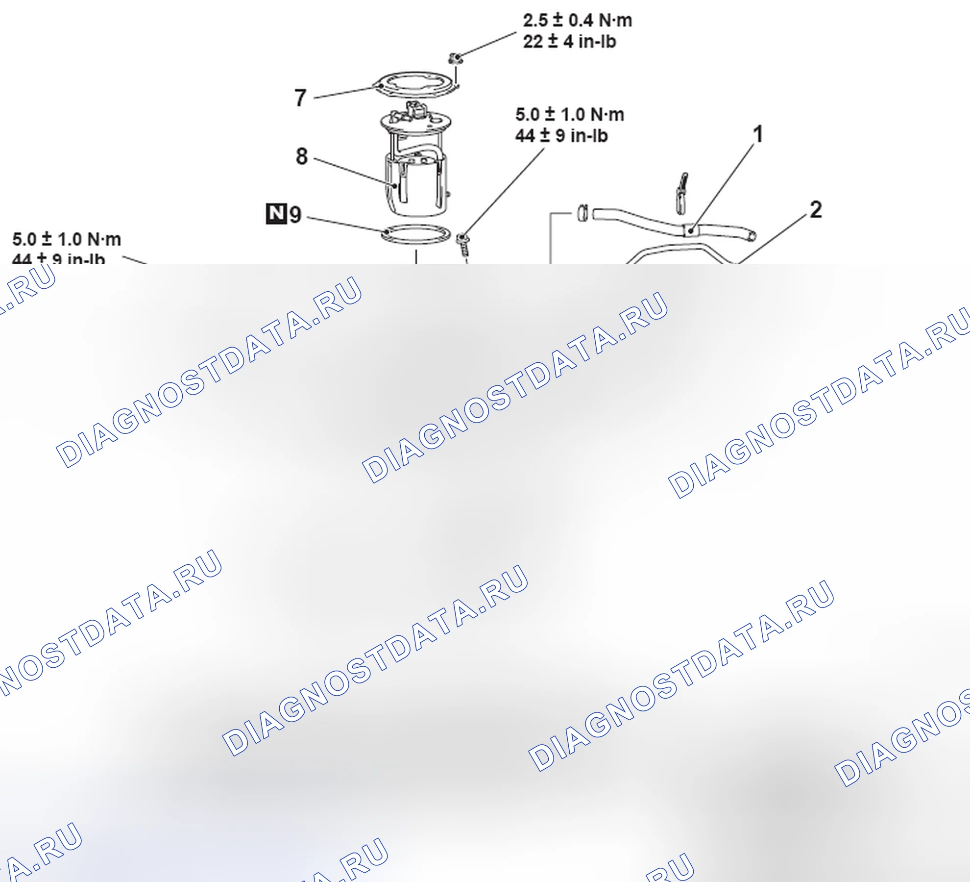 Рис. 33: < СБОРКА ТОПЛИВНОГО БАКА >. Mazda MX-5 NB