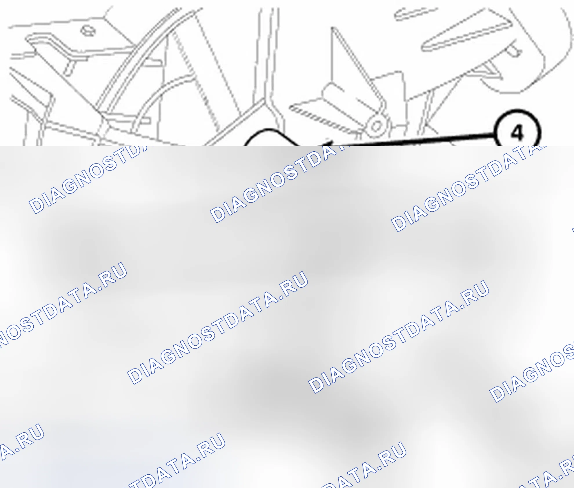 Рис. 12: ПРИВОД-РЕЦИРКУЛЯЦИОННАЯ ДВЕРЬ. Dodge Avenger II