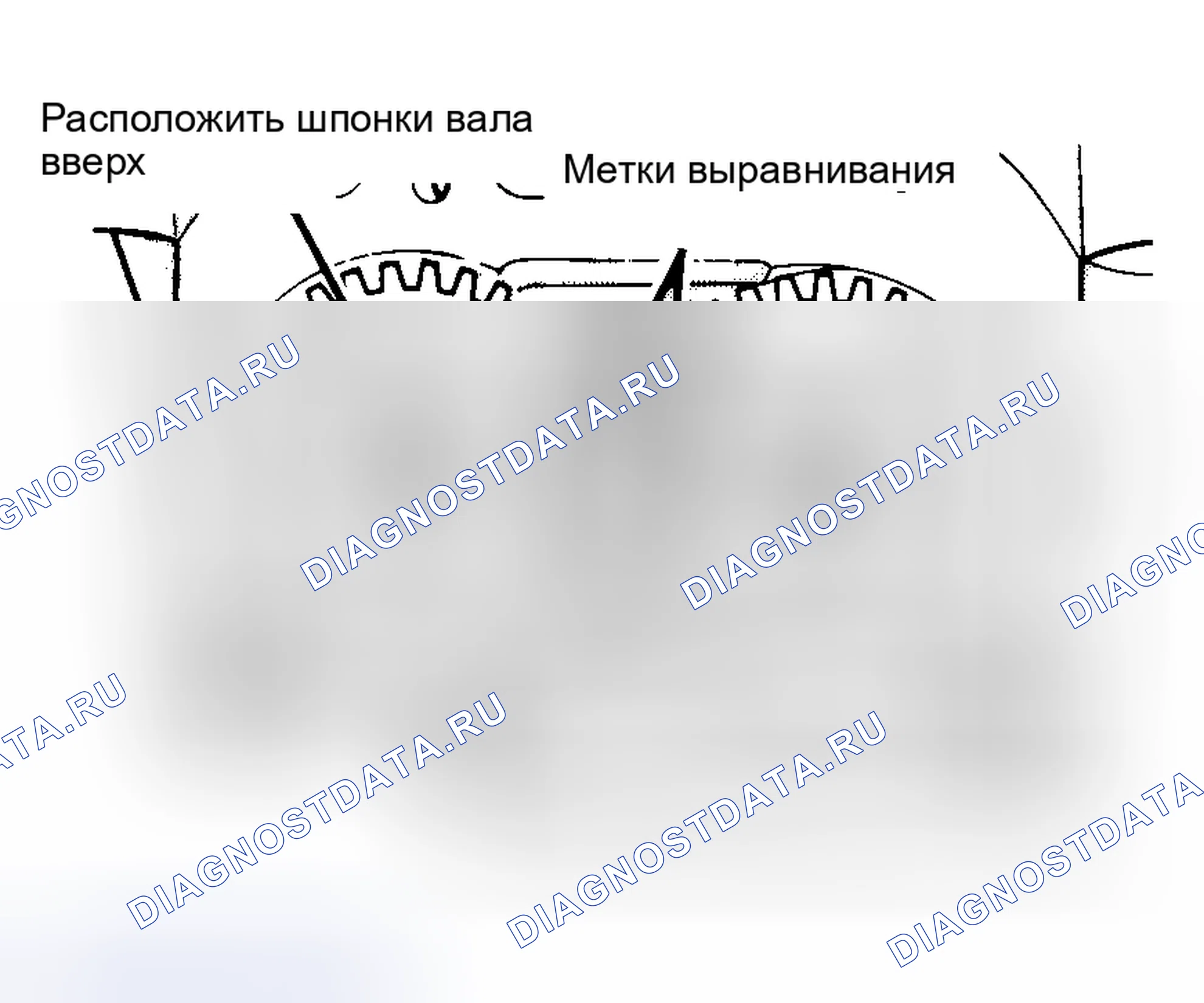 Рис. 35: Центровка балансировочных валов. Mercedes-Benz G-класс W463