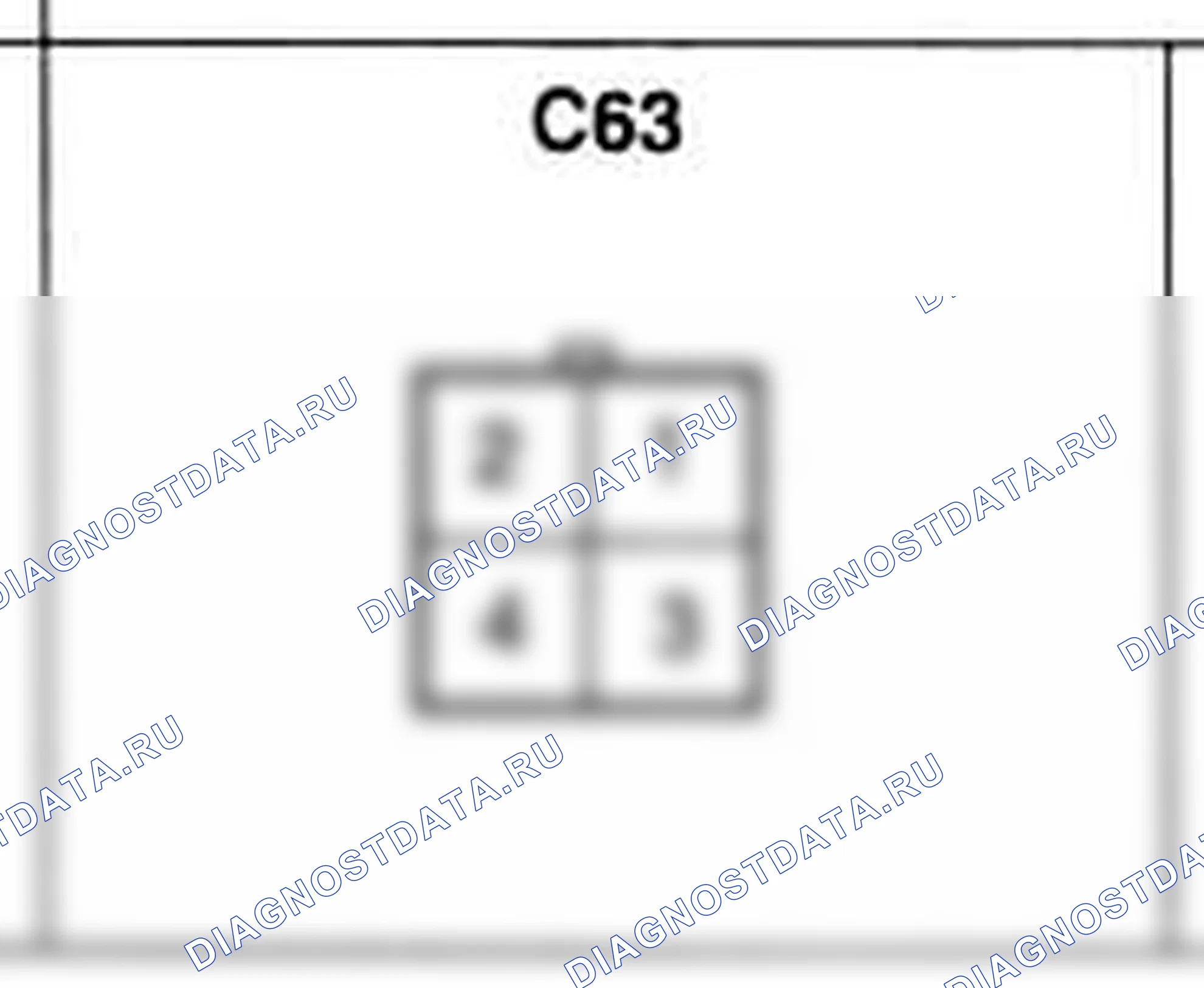Распиновка разъёма C63 — жгута управления. Hyundai H-1 A1
