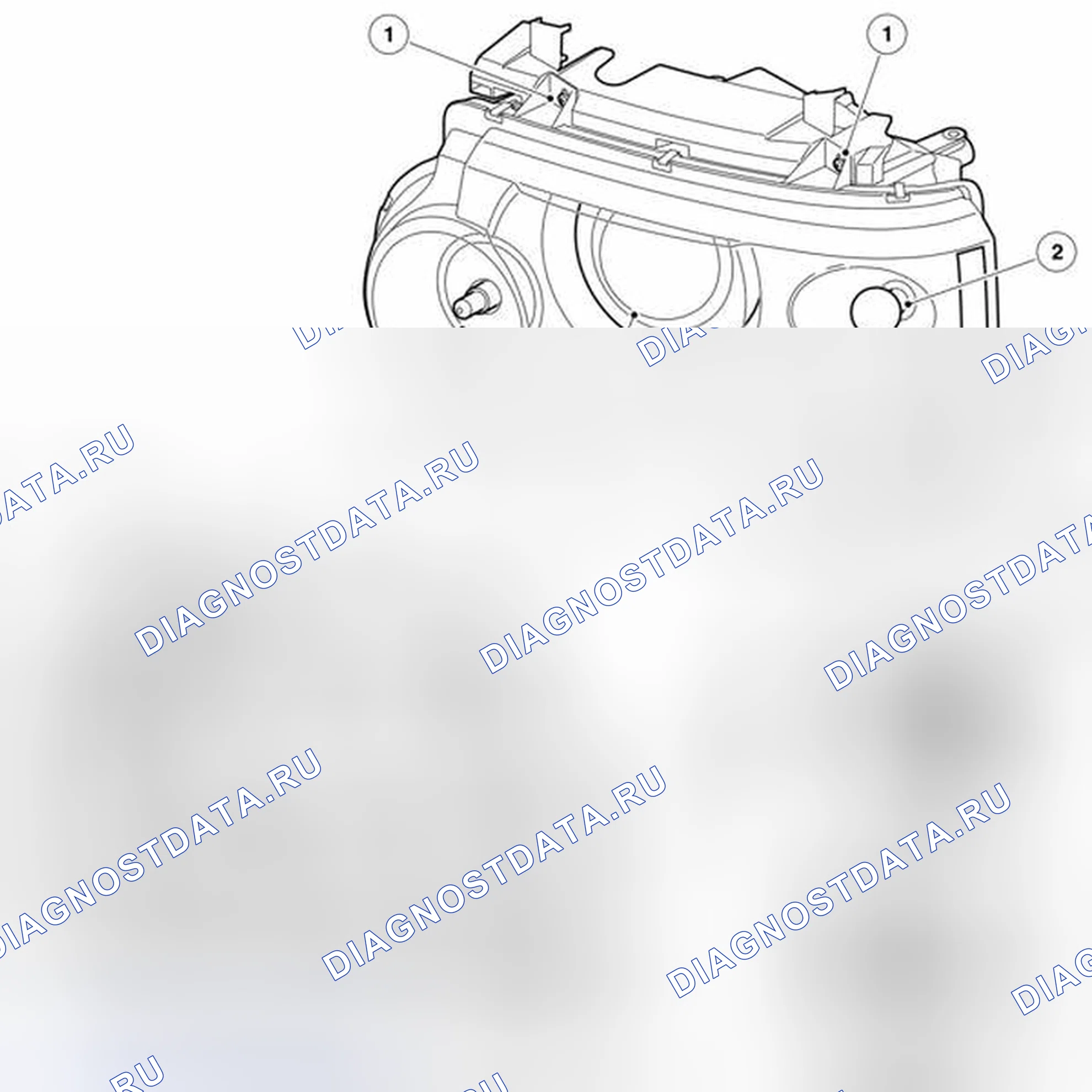 Рис. 18: Ксеноновые фары. Land Rover Range Rover L322