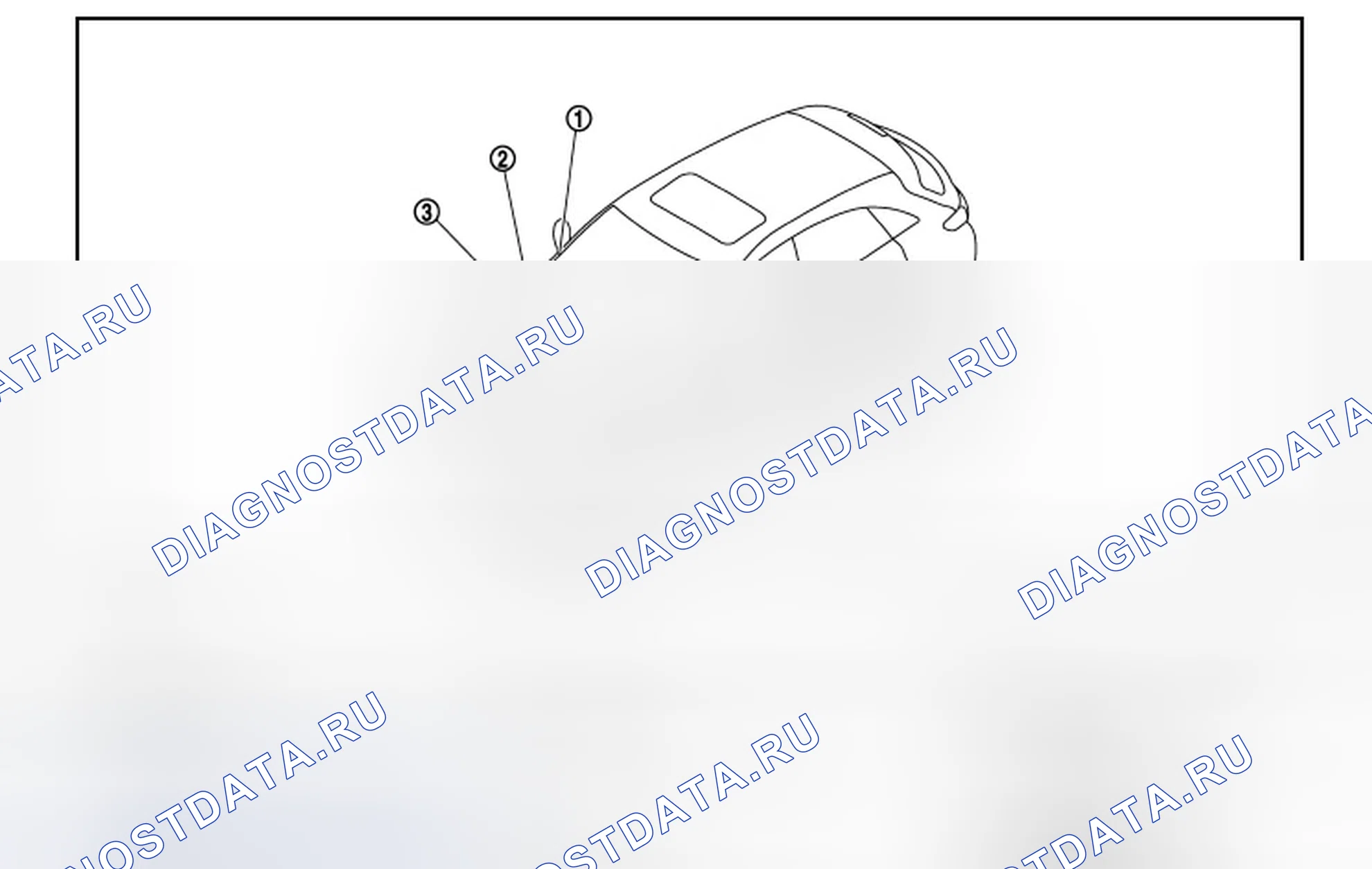 Рис. 149: Расположение компонентов. Infiniti FX35 II рестайлинг