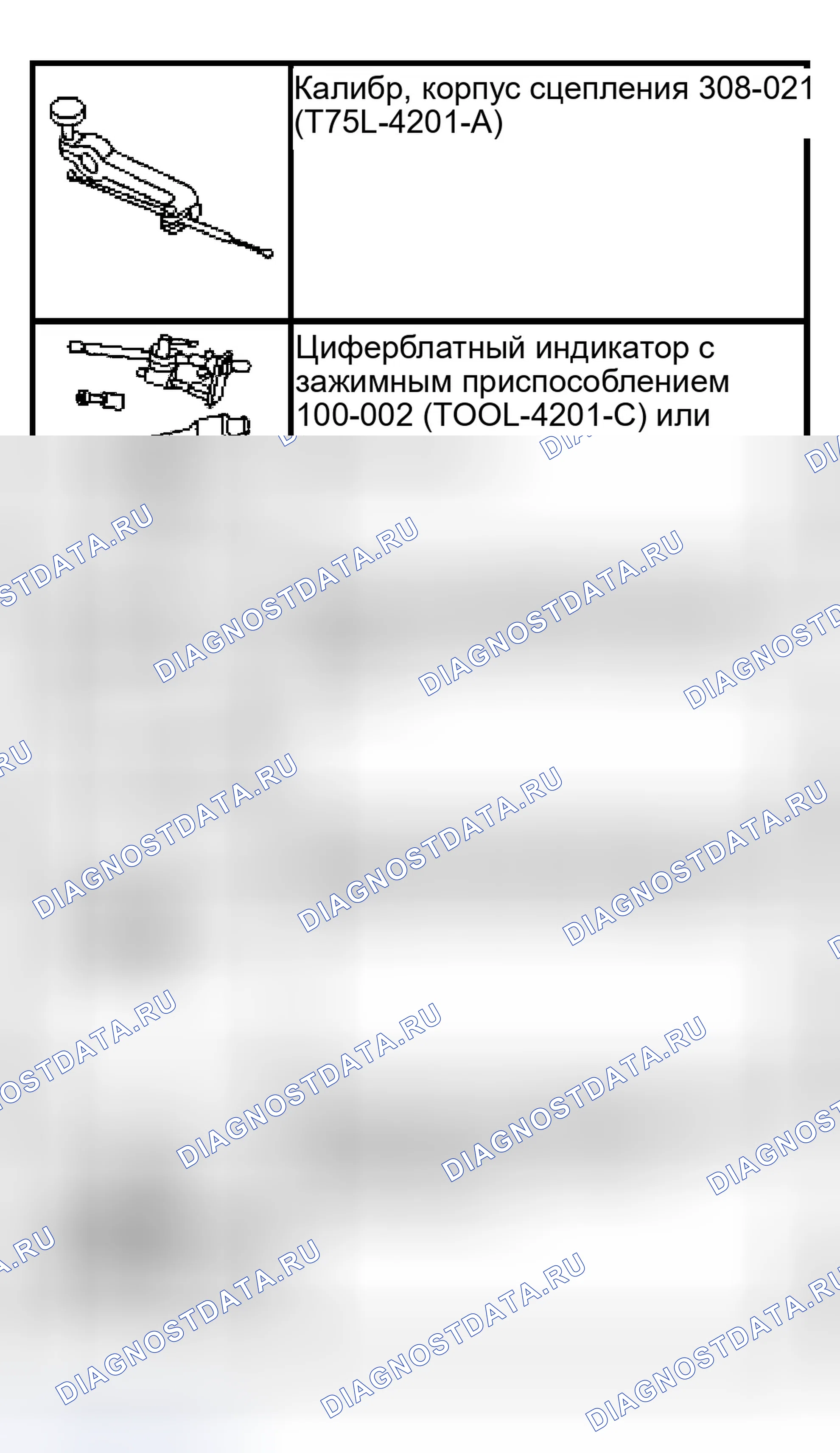 Рис. 462: Специальный инструмент (ы). Ford Ranger I