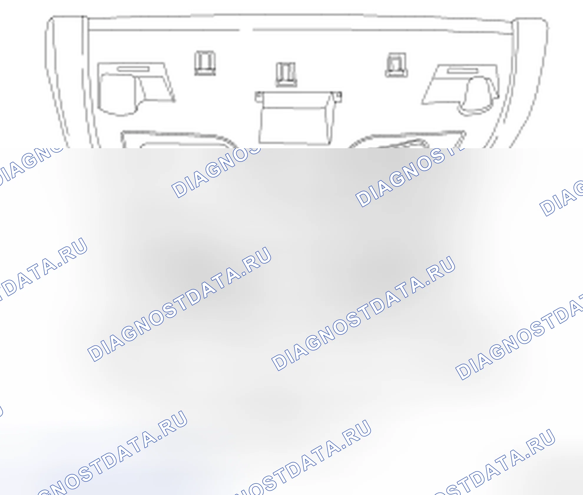 Рис. 12: ФОНАРИ ЗАДНЕГО ОСВЕЩЕНИЯ / ЛАМПЫ ДЛЯ ЧТЕНИЯ. Chrysler Town & Country V