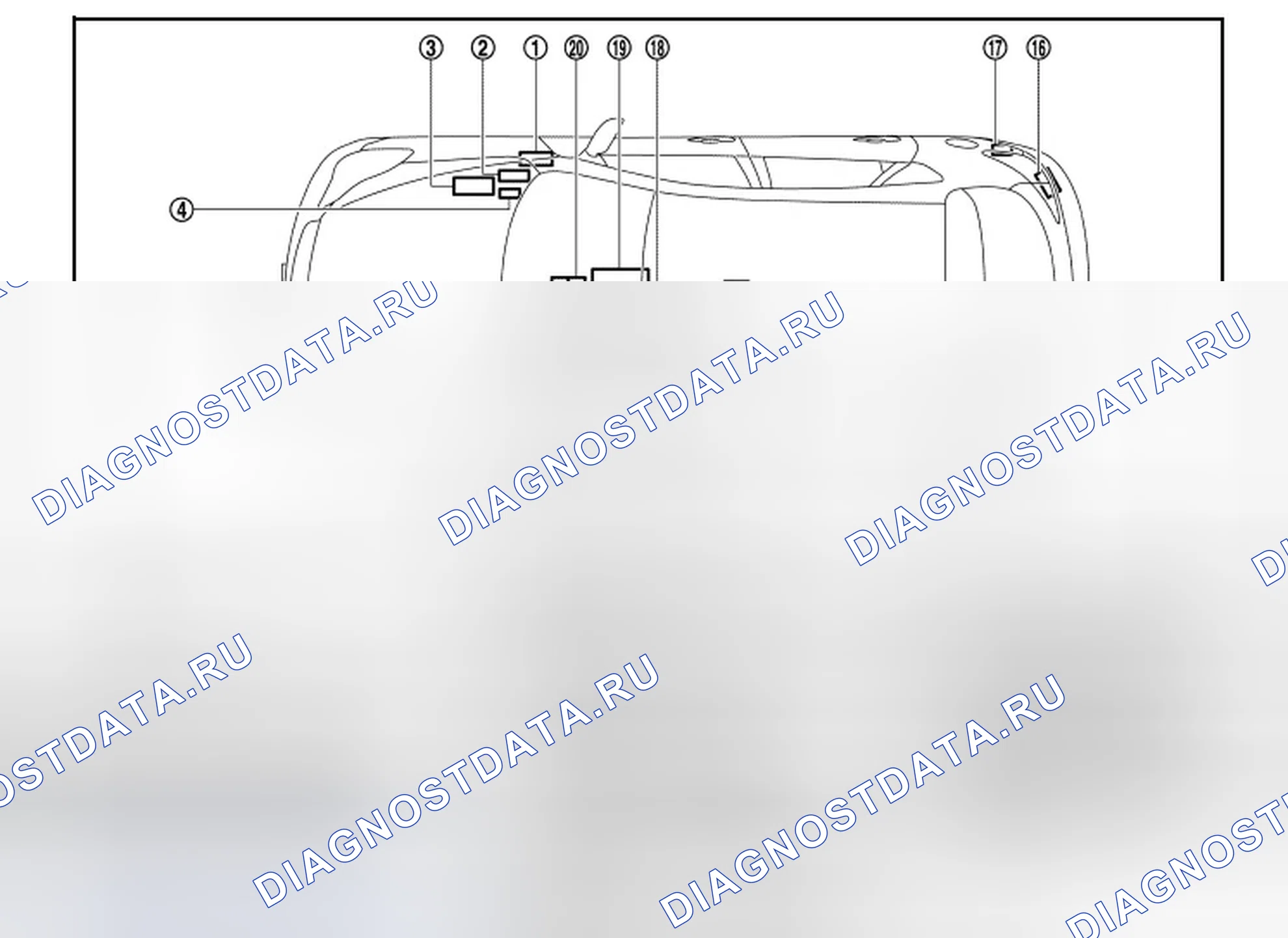 Рис. 82: Расположение компонентов. Infiniti QX50 I