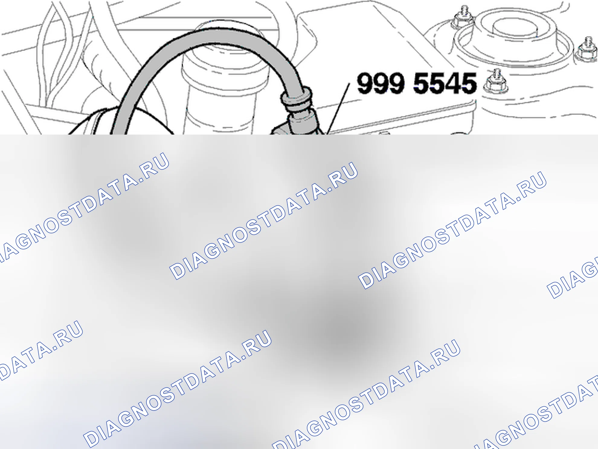 Рис. 53: Инструмент, подключение. Volvo V40 I рестайлинг