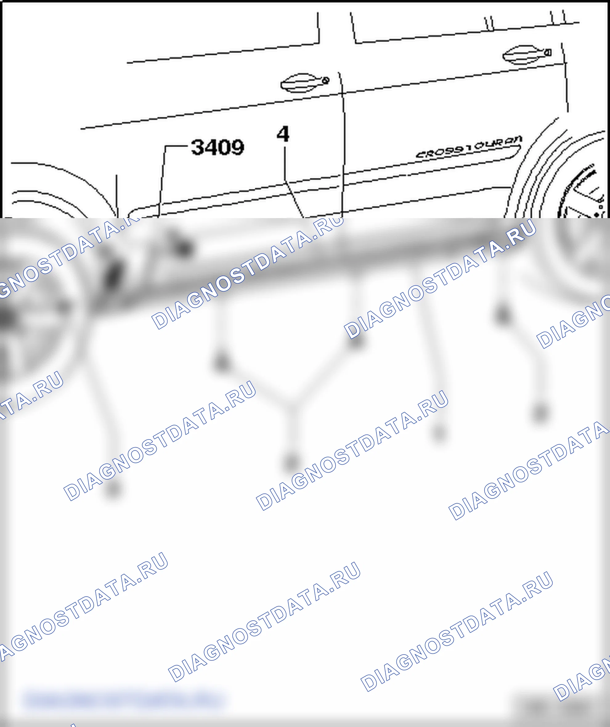 Специальные элементы Cross Touran. Volkswagen Touran I