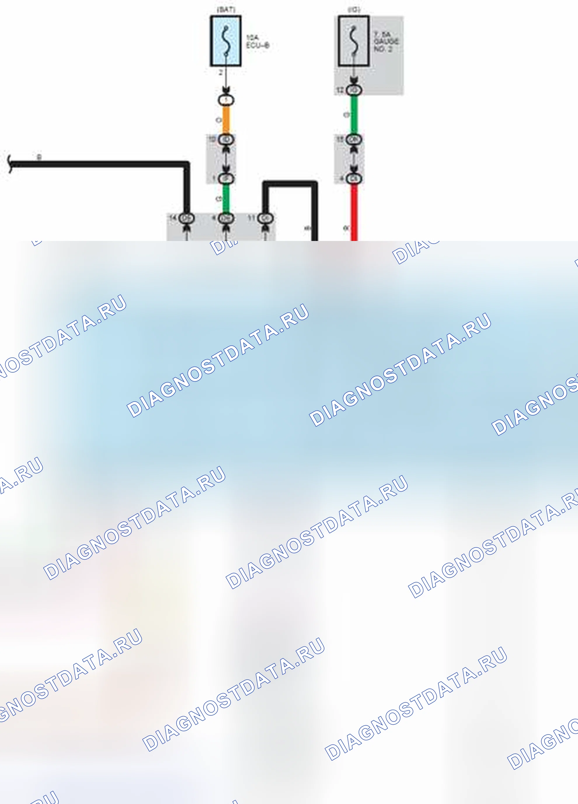 Рис. 183: Схема подключения систем ABS, TRAC и VSC (5 из 5). Toyota Avalon XX30