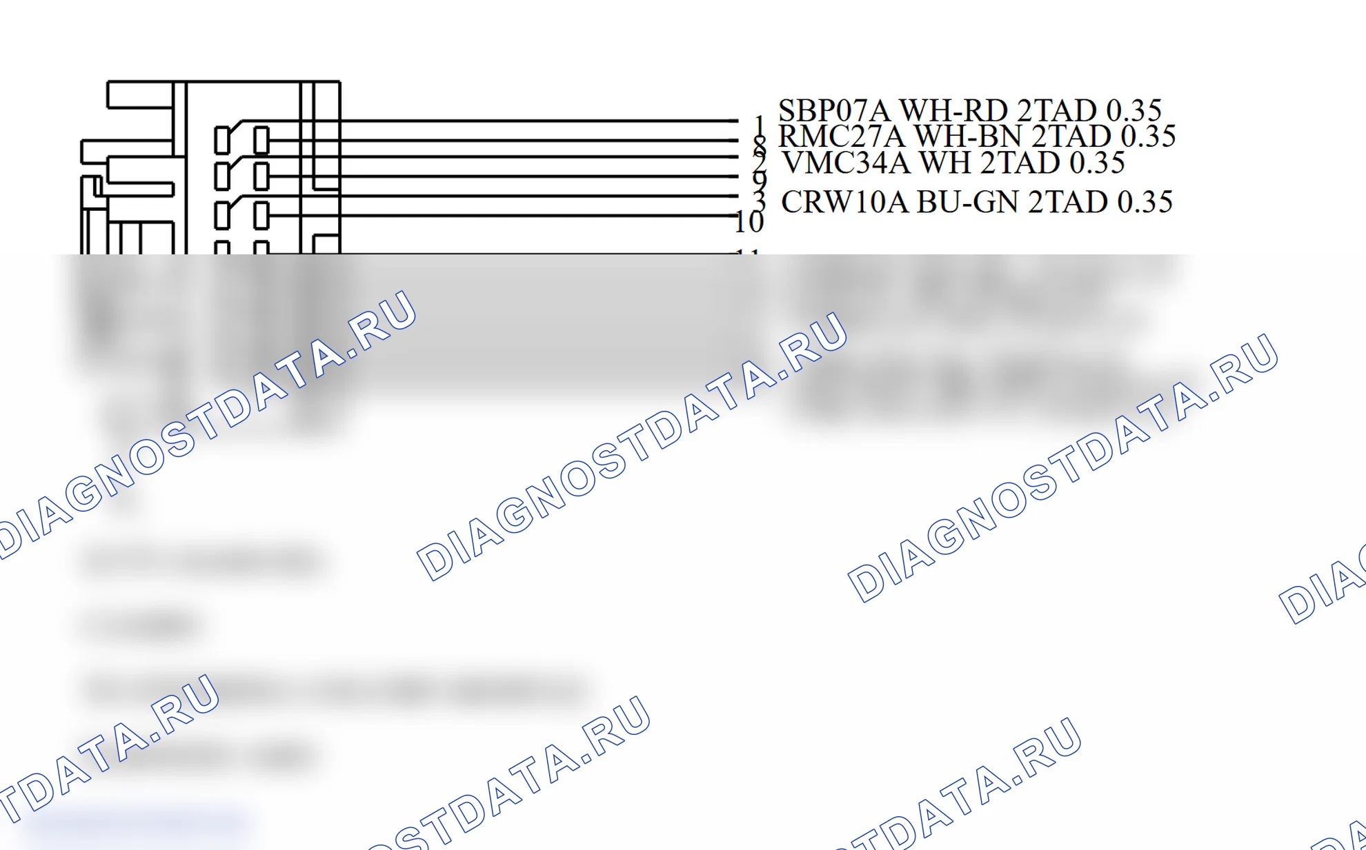 Распиновка разъёма (SCCM). Ford C-MAX I рестайлинг