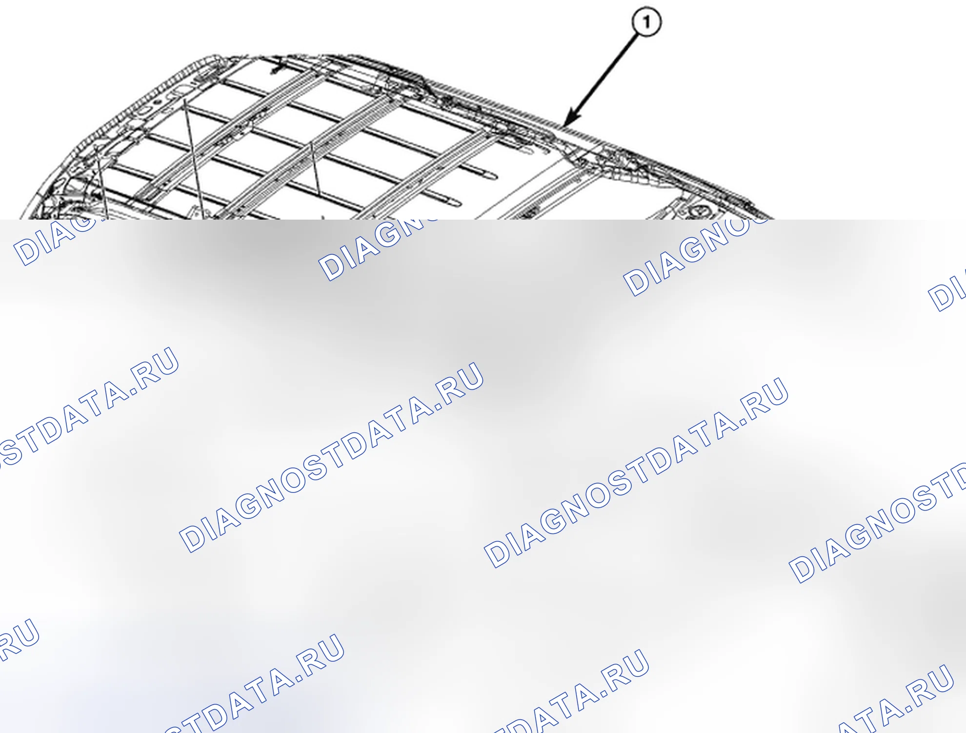 Рис. 383: HEADLINER. Chrysler Town & Country V