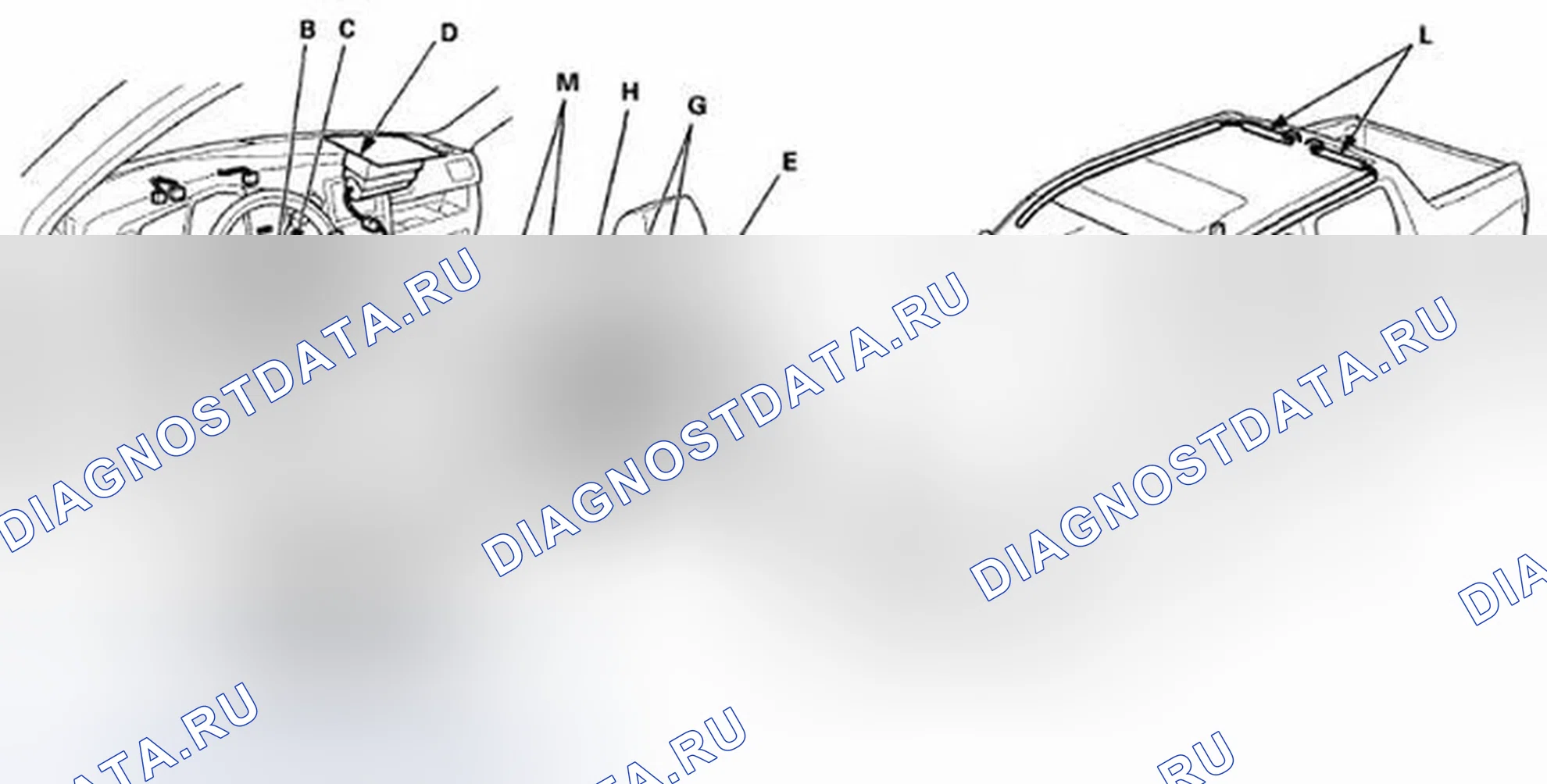 Рис. 278: Подушки безопасности. Honda Ridgeline I рестайлинг