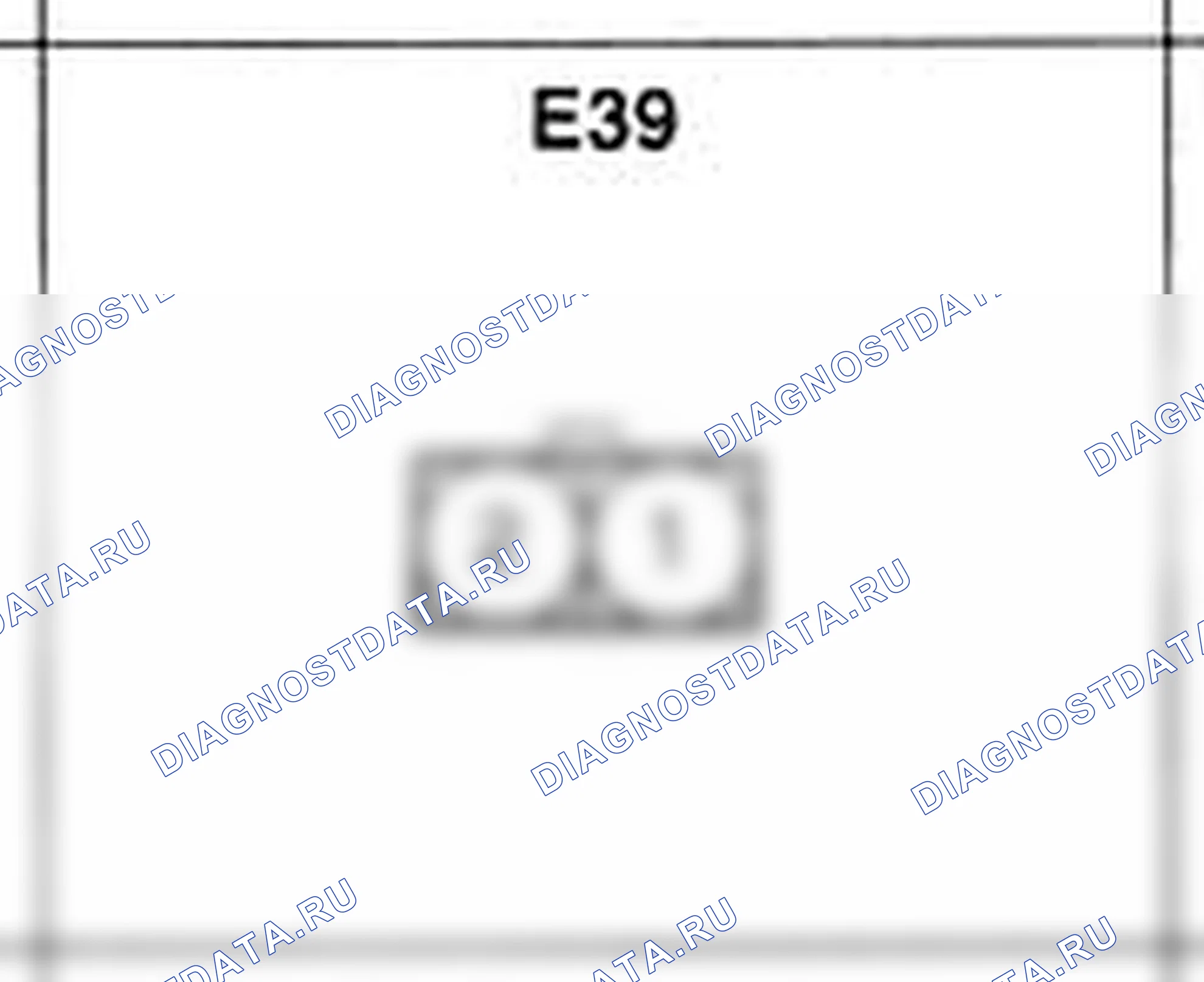Распиновка разъёма E39 — жгута двигателя. Hyundai H-1 A1