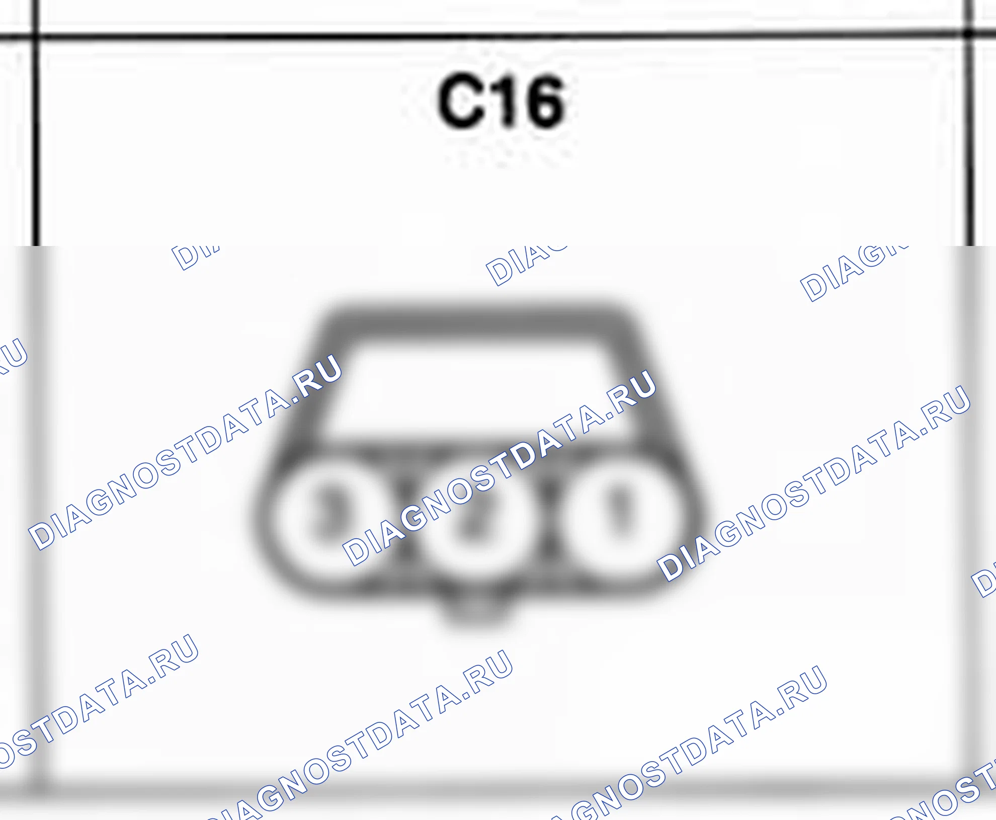 Распиновка разъёма C16 — жгута управления. Hyundai H-1 A1
