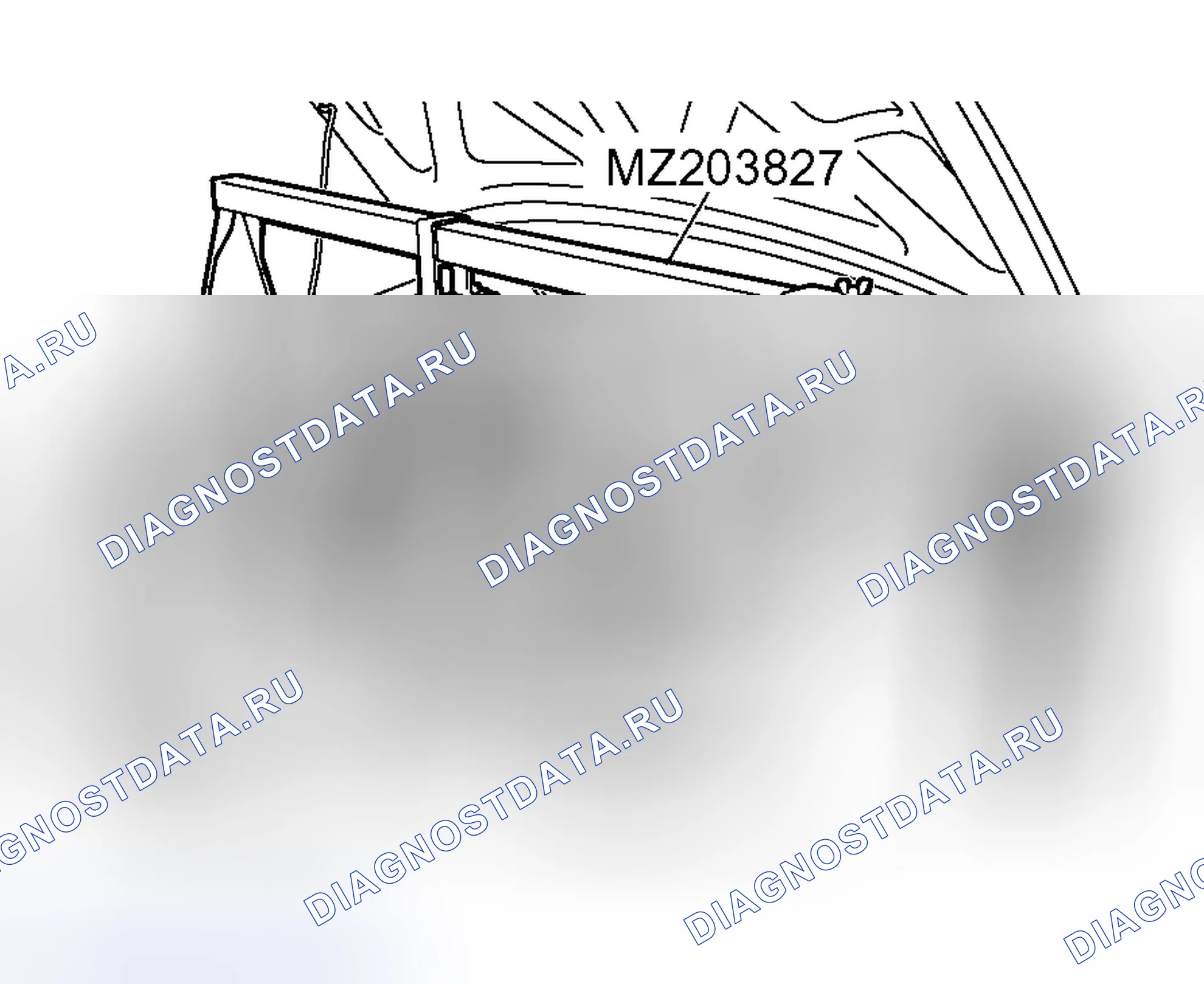 Рис. 25: < < B > > ОПОРА ДВИГАТЕЛЯ. Mitsubishi Lancer IX рестайлинг
