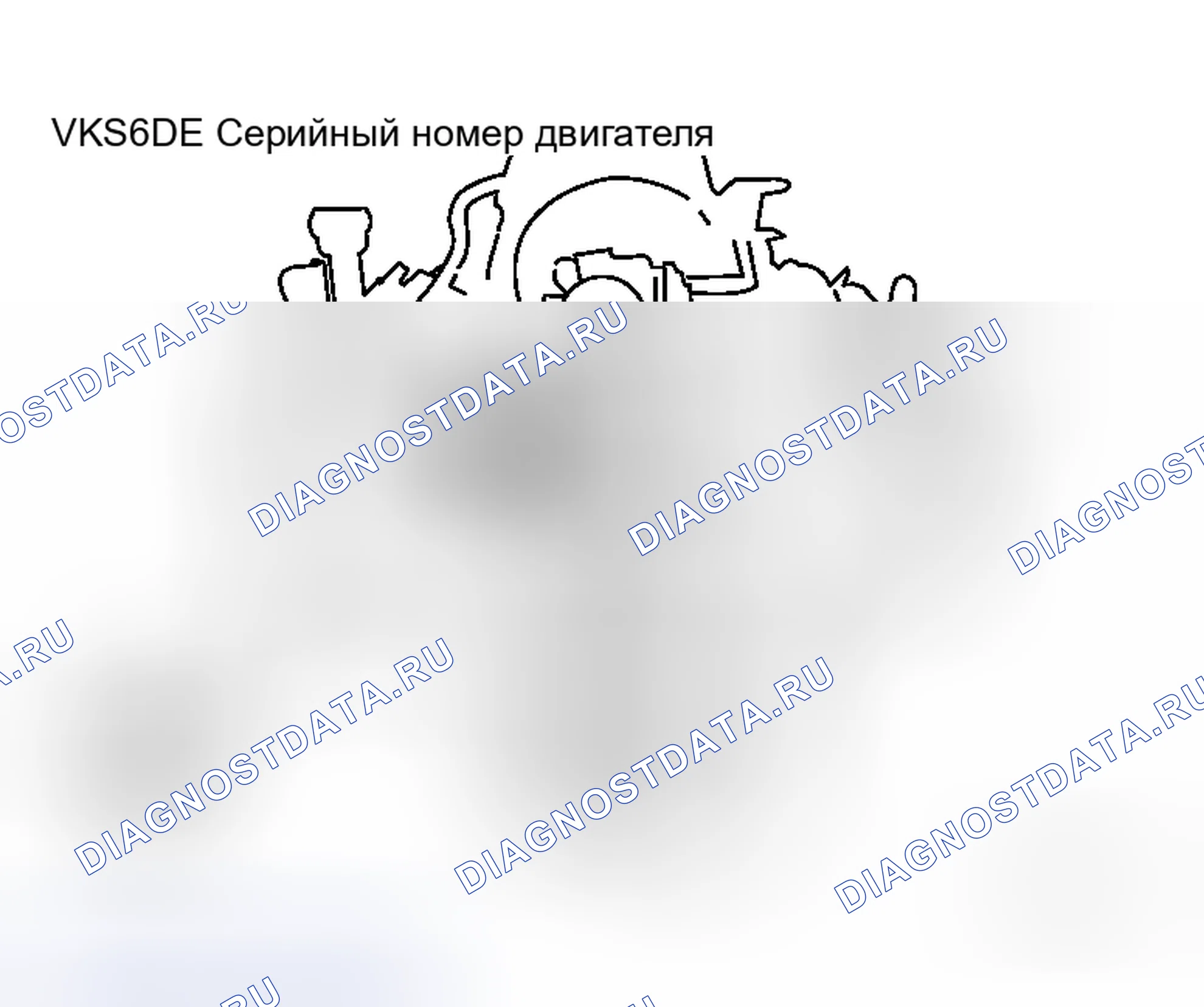 Рис. 5: Серийный номер двигателя. Honda N-WGN I