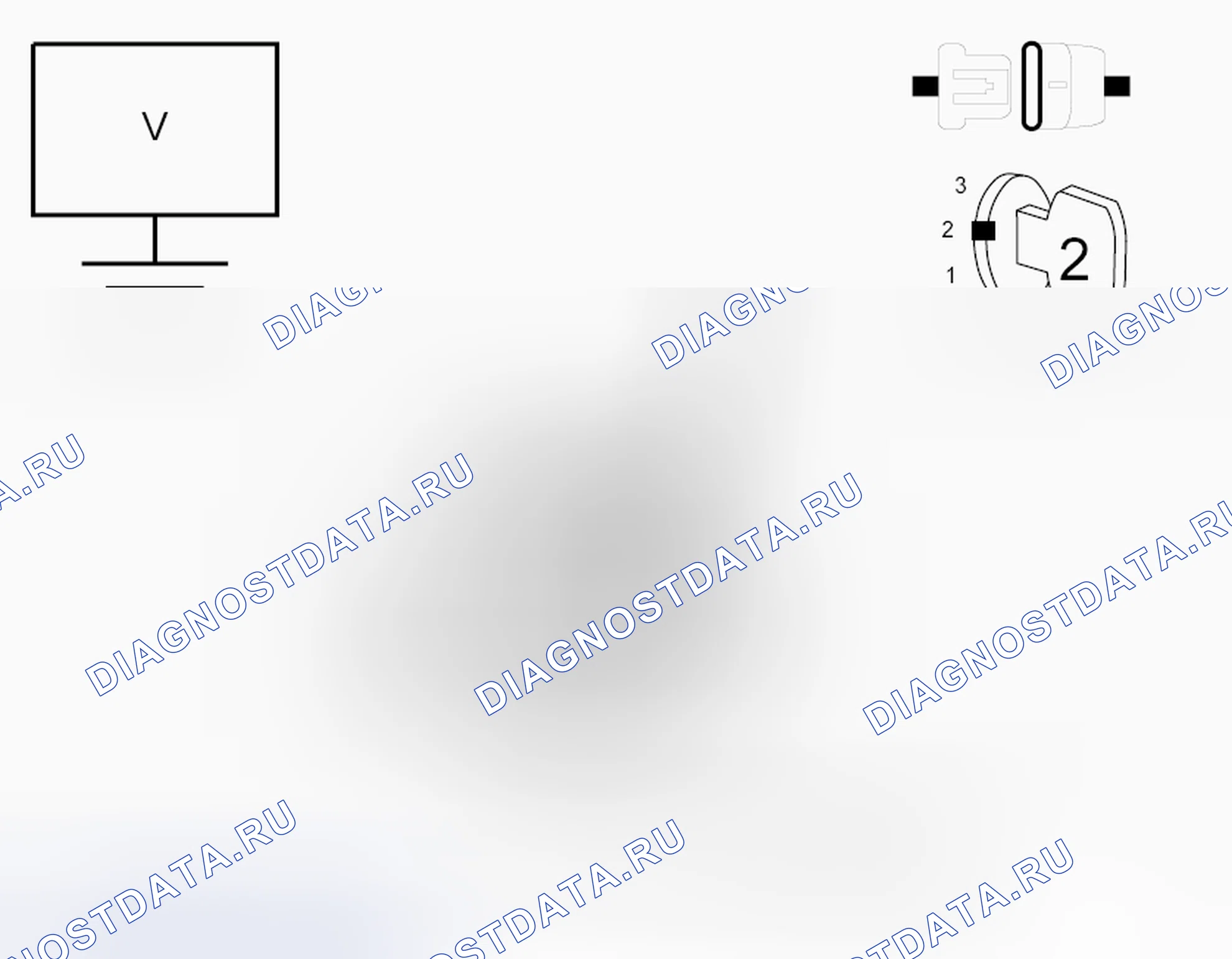 Рис. 406: ДИАГНОСТИЧЕСКИЙ ТЕСТ. Dodge Grand Caravan V