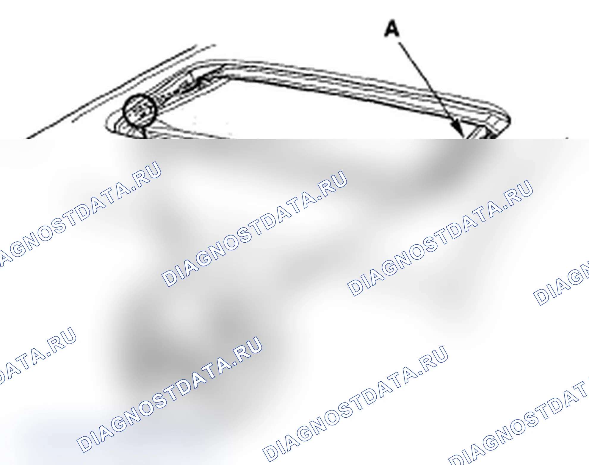 Рис. 9: Замена дренажного канала. Acura RDX I