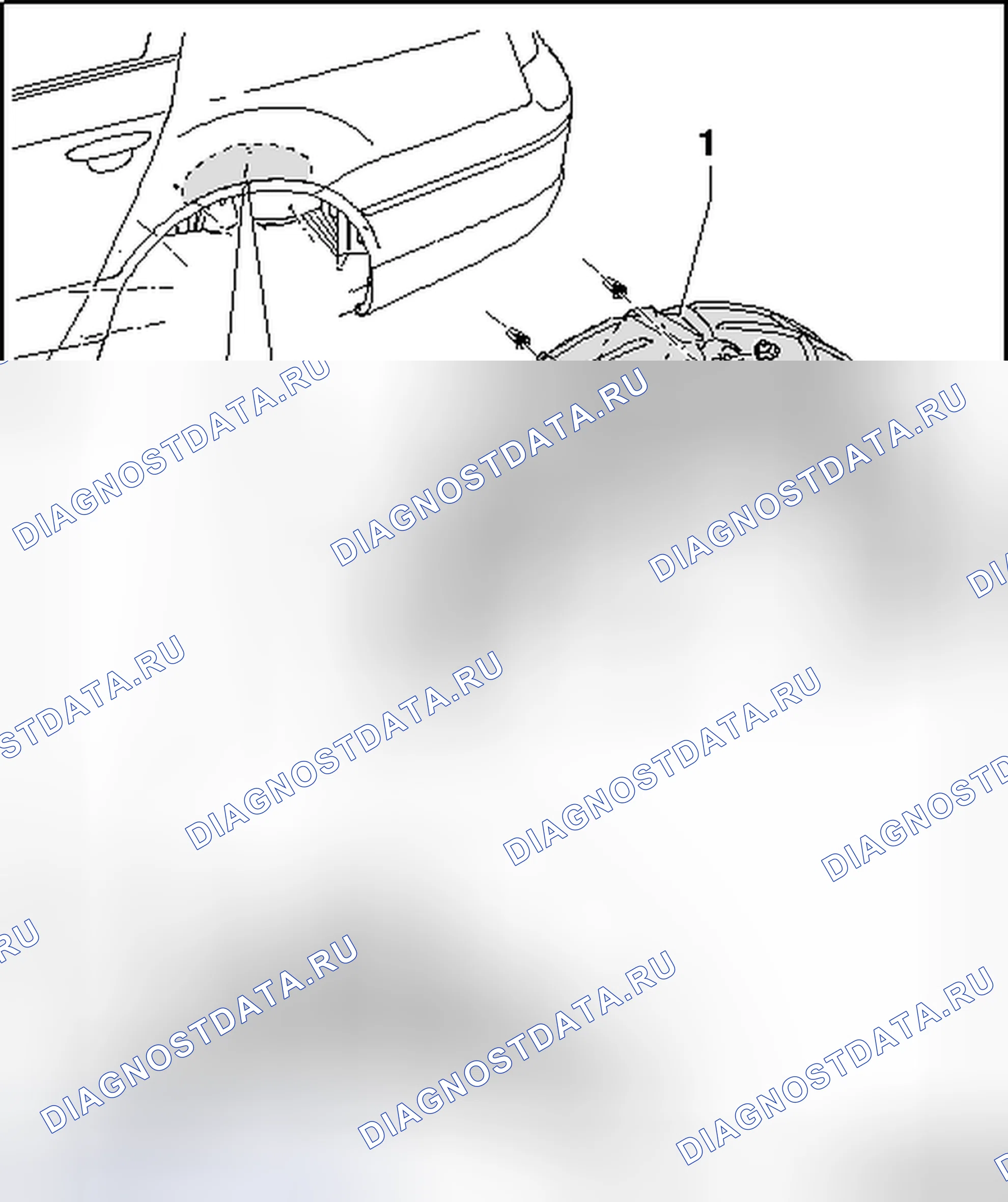 Рис. 3: ОБЗОР УЗЛА ВКЛАДЫША КОРПУСА ЗАДНЕГО КОЛЕСА, R36. Volkswagen Passat B6