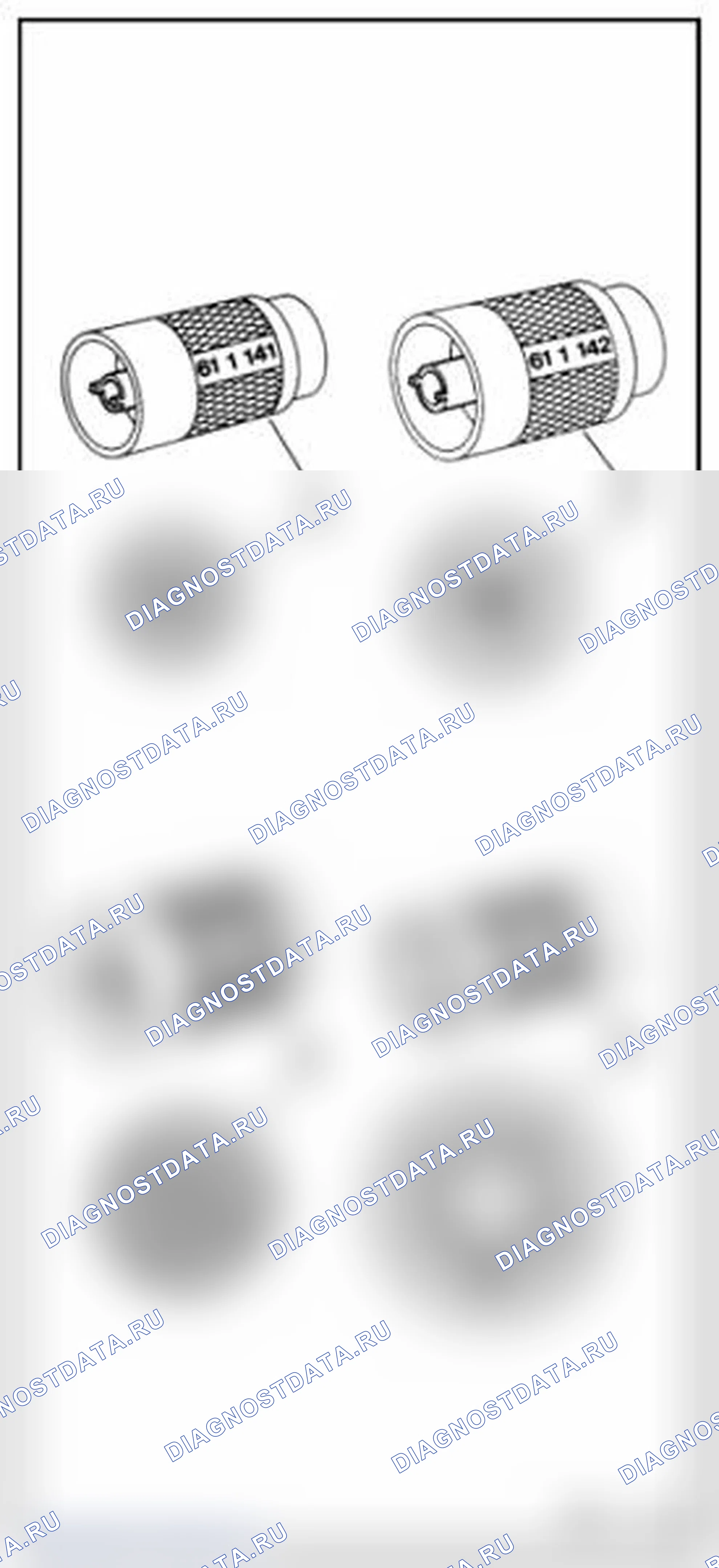 Рис. 79: 61-1141 Спусковой инструмент. BMW X5 M E70