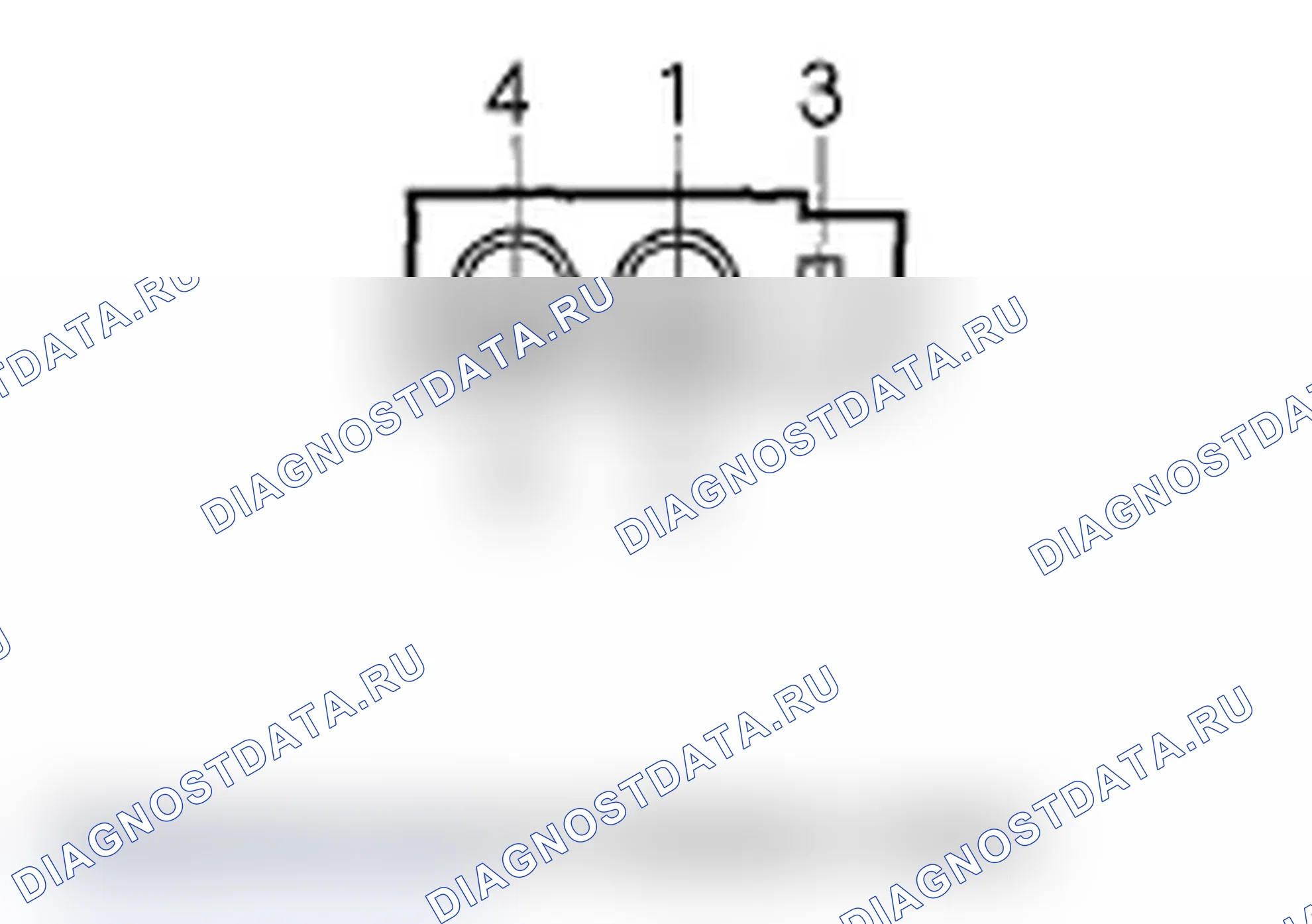 Рис. 20: Разъем E аудио-навигационного блока (5P). Acura TL IV