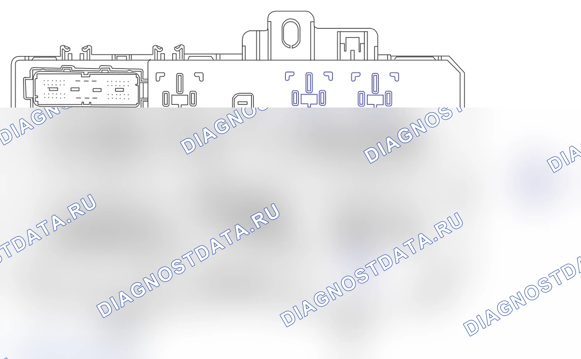 Распиновка разъёма K1_X131. Opel Zafira B