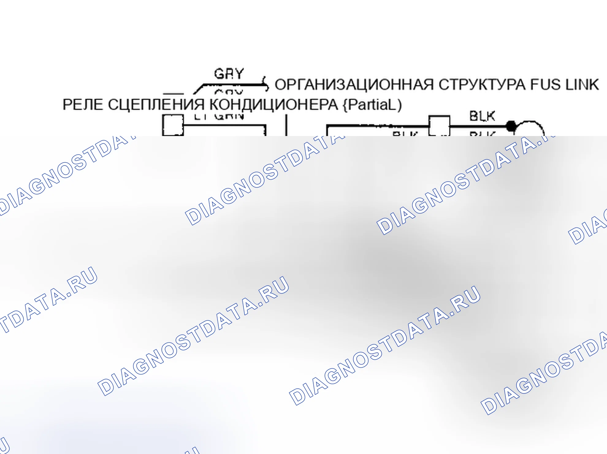 Рис. 6: Схема вентилятора электрического охлаждения (Acclaim, LeBaron Sedan и Spirit). Dodge Grand Caravan II
