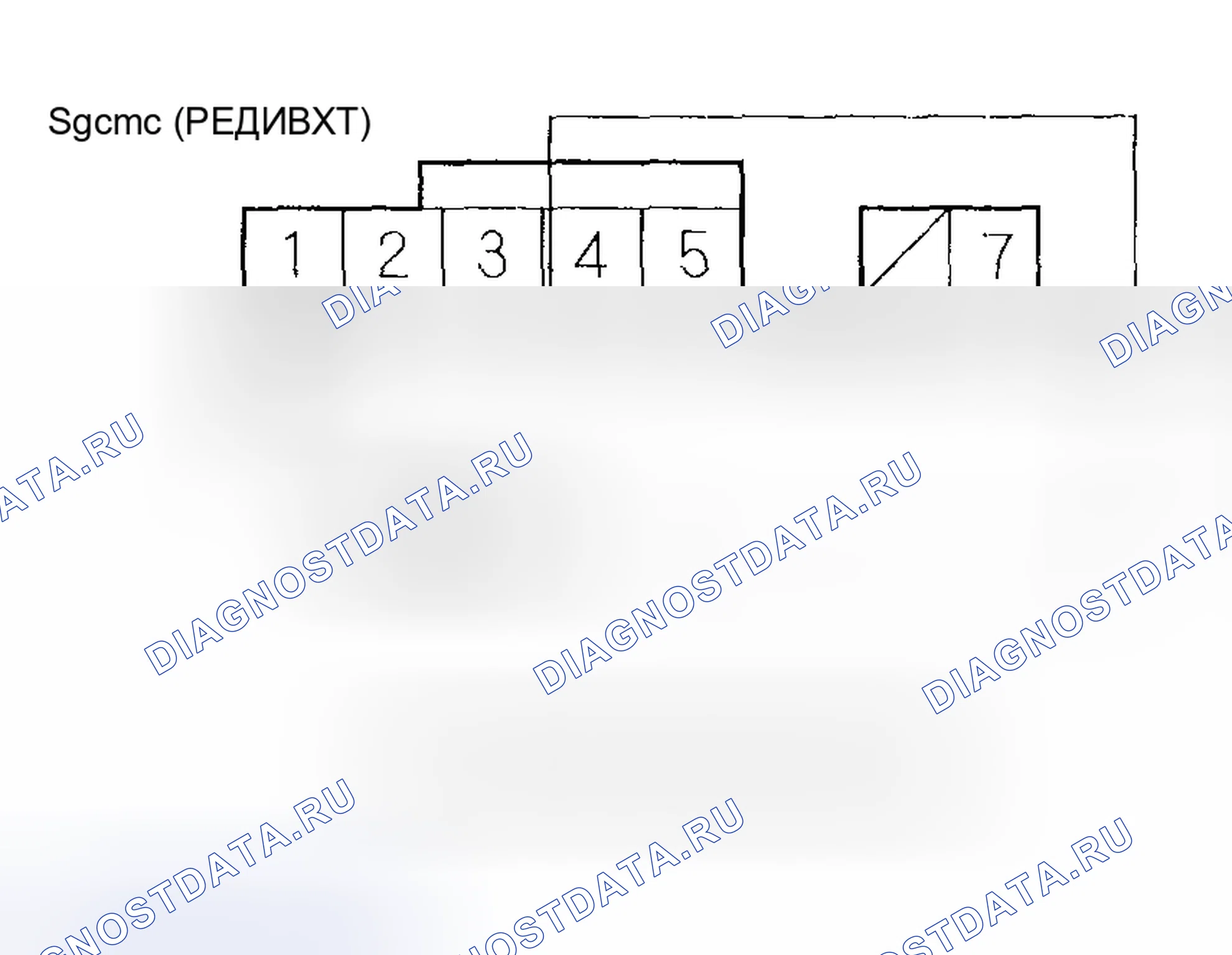 Рис. 942: расшифровка кода ошибки P1563 (5): Коммутационный датчик двигателя C Цепь низкого входного сигнала. Honda Civic VII рестайлинг