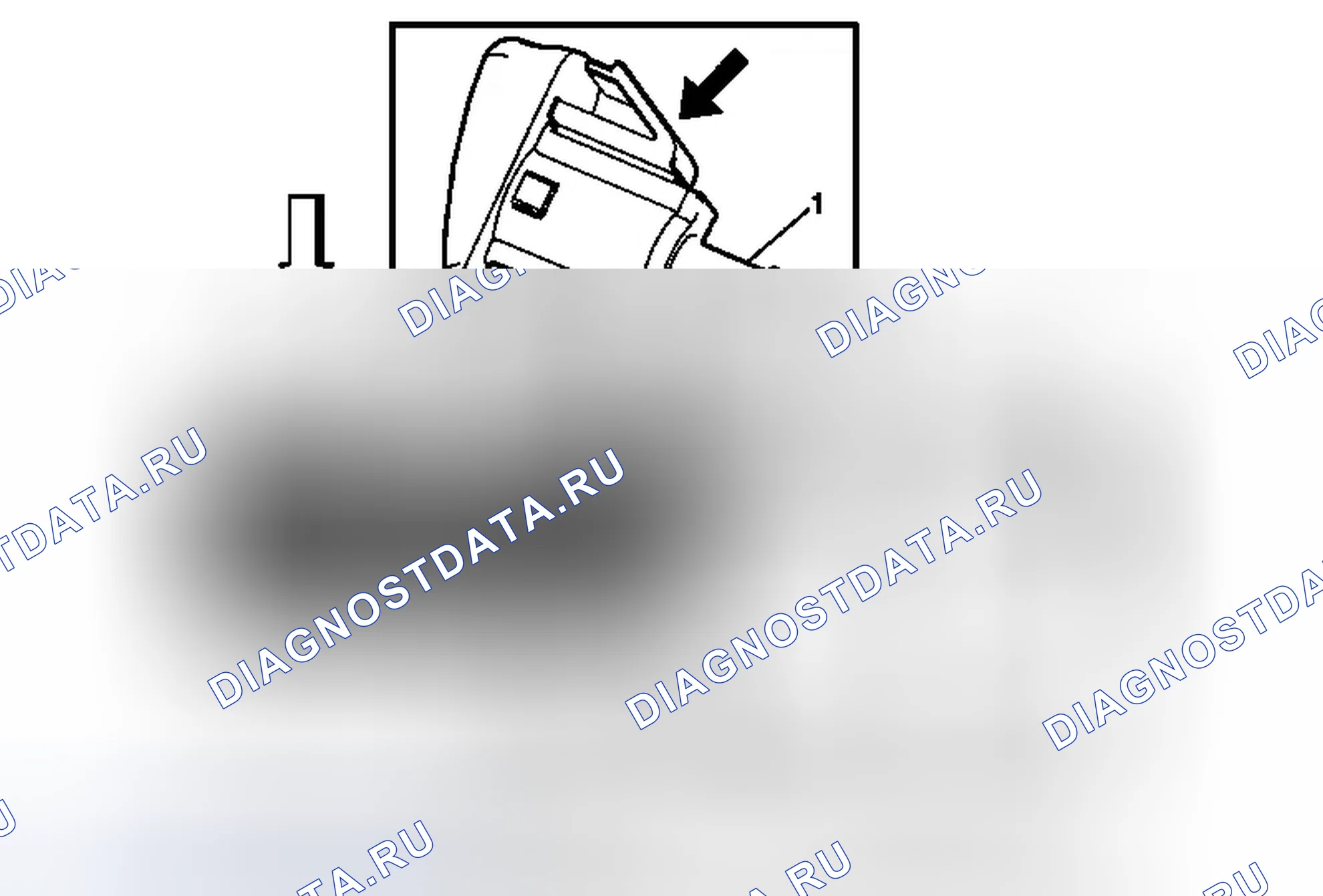 Рис. 22: Замена форсунки омывателя ветрового стекла. Chevrolet Captiva I рестайлинг 2