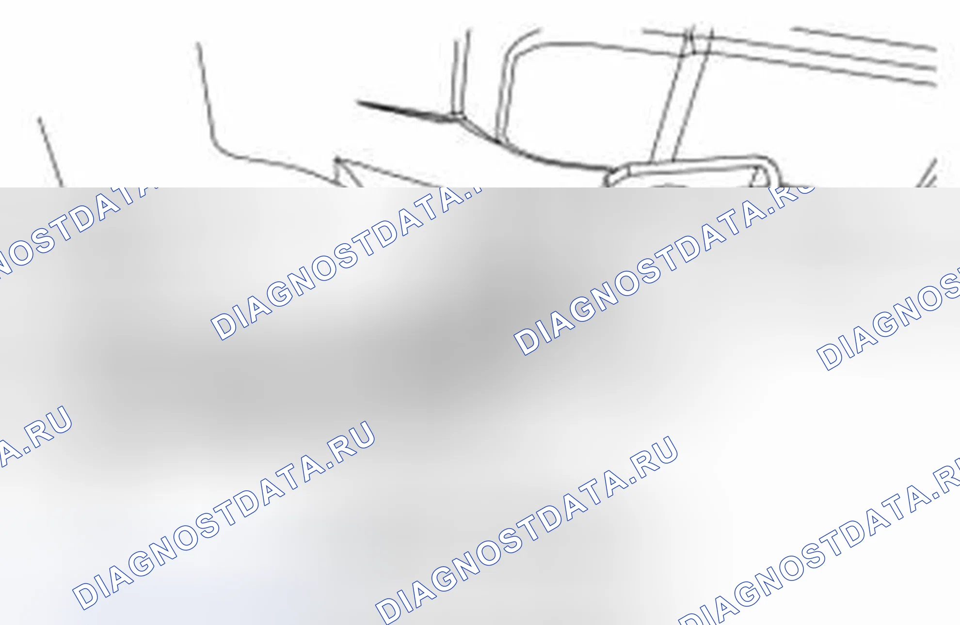Рис. 2: Регулировка троса стояночного тормоза. Ford Edge I рестайлинг