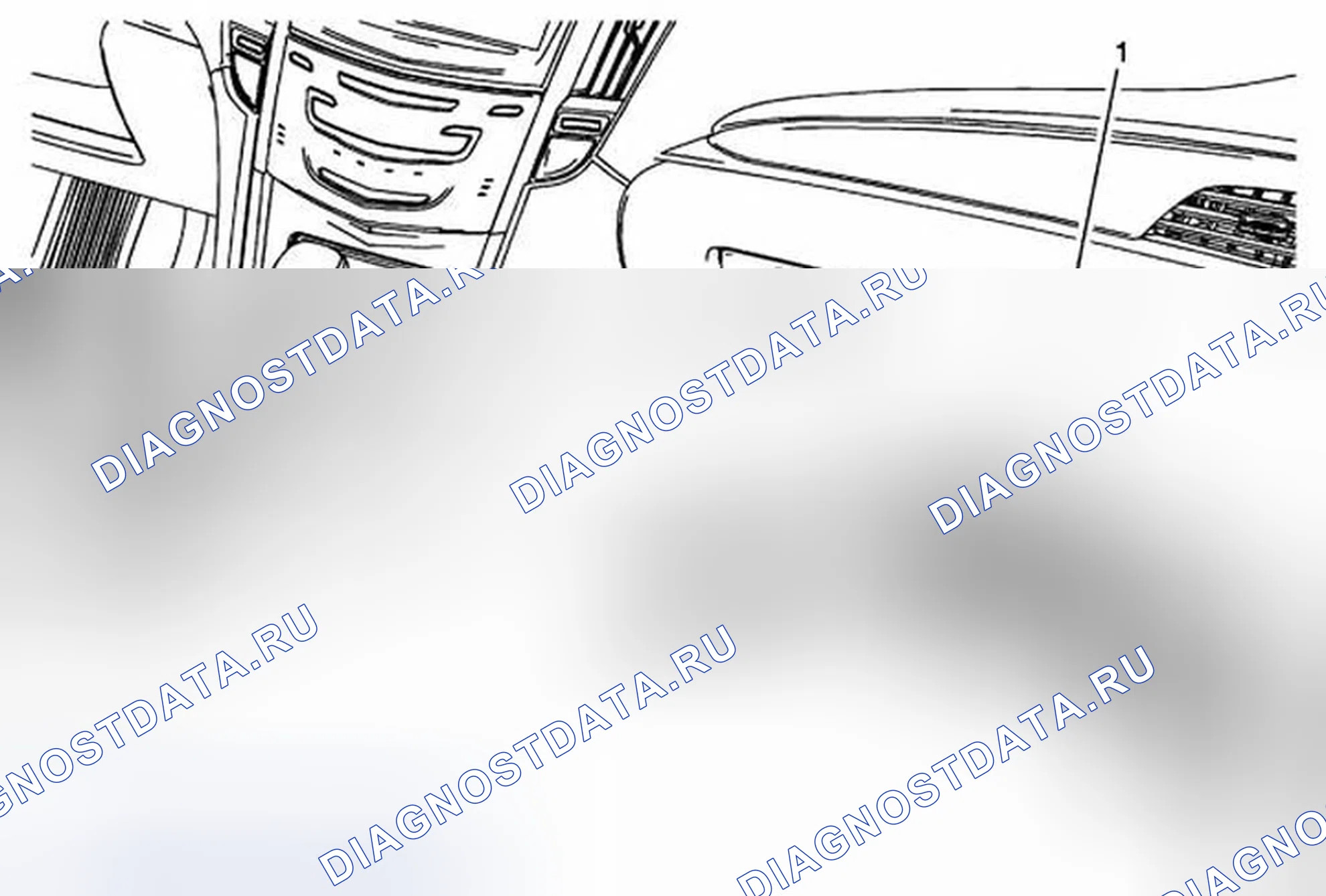 Рис. 25: Замена модуля управления человеко-машинным интерфейсом. Cadillac ATS I