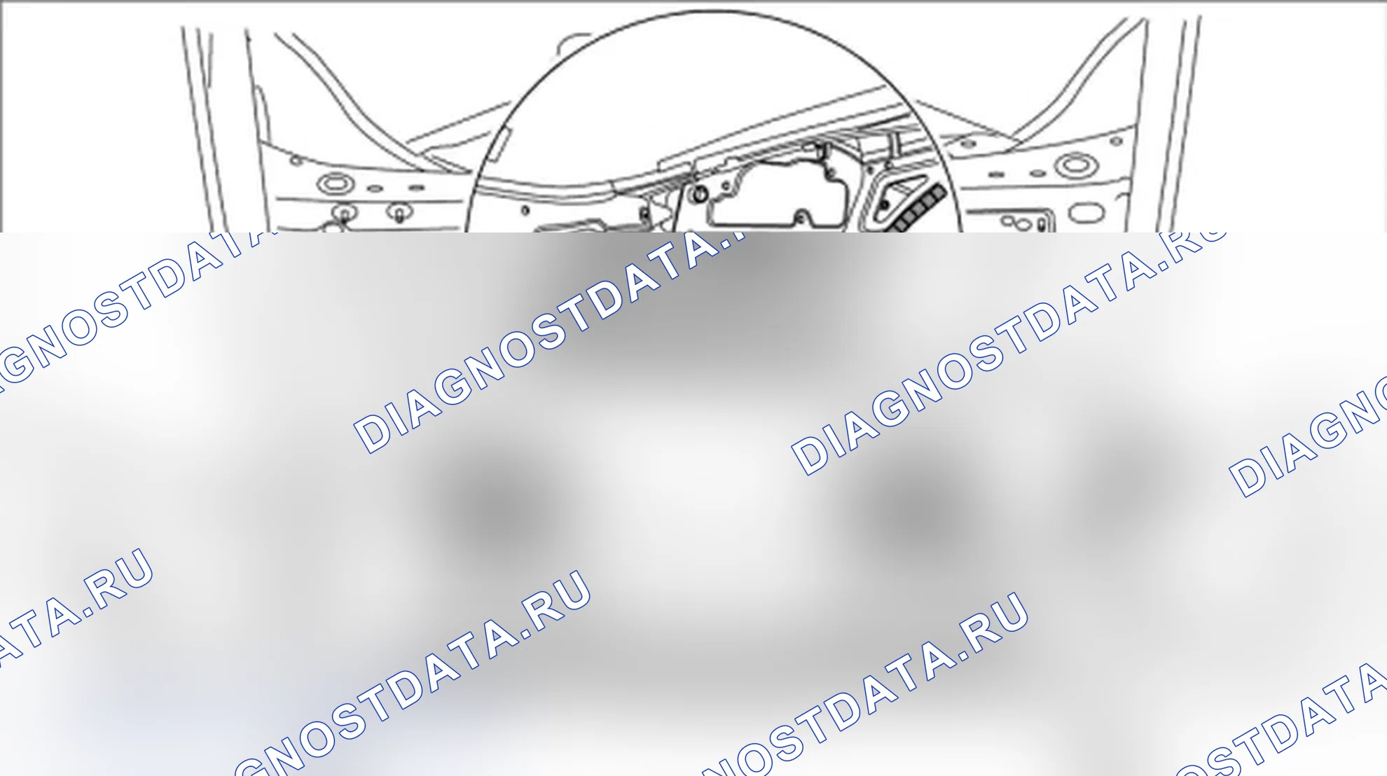 Рис. 821: Верх заднего конца. Porsche Boxster S 987
