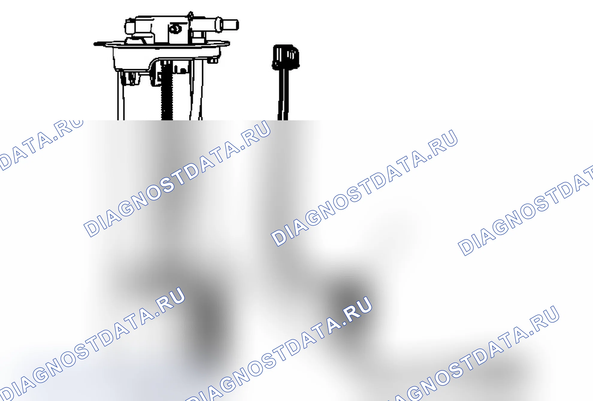 Рис. 126: Замена датчика уровня топлива. GMC Sierra 2500 HD 