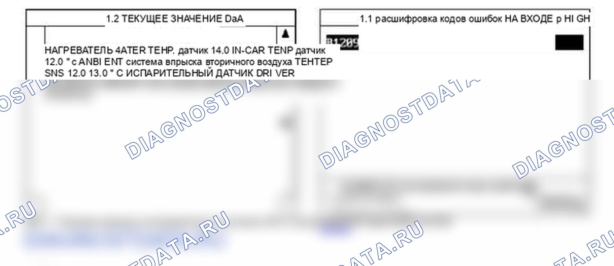 B1209: Короткое замыкание потенциометра на впуске (высокое). Kia Sorento BL