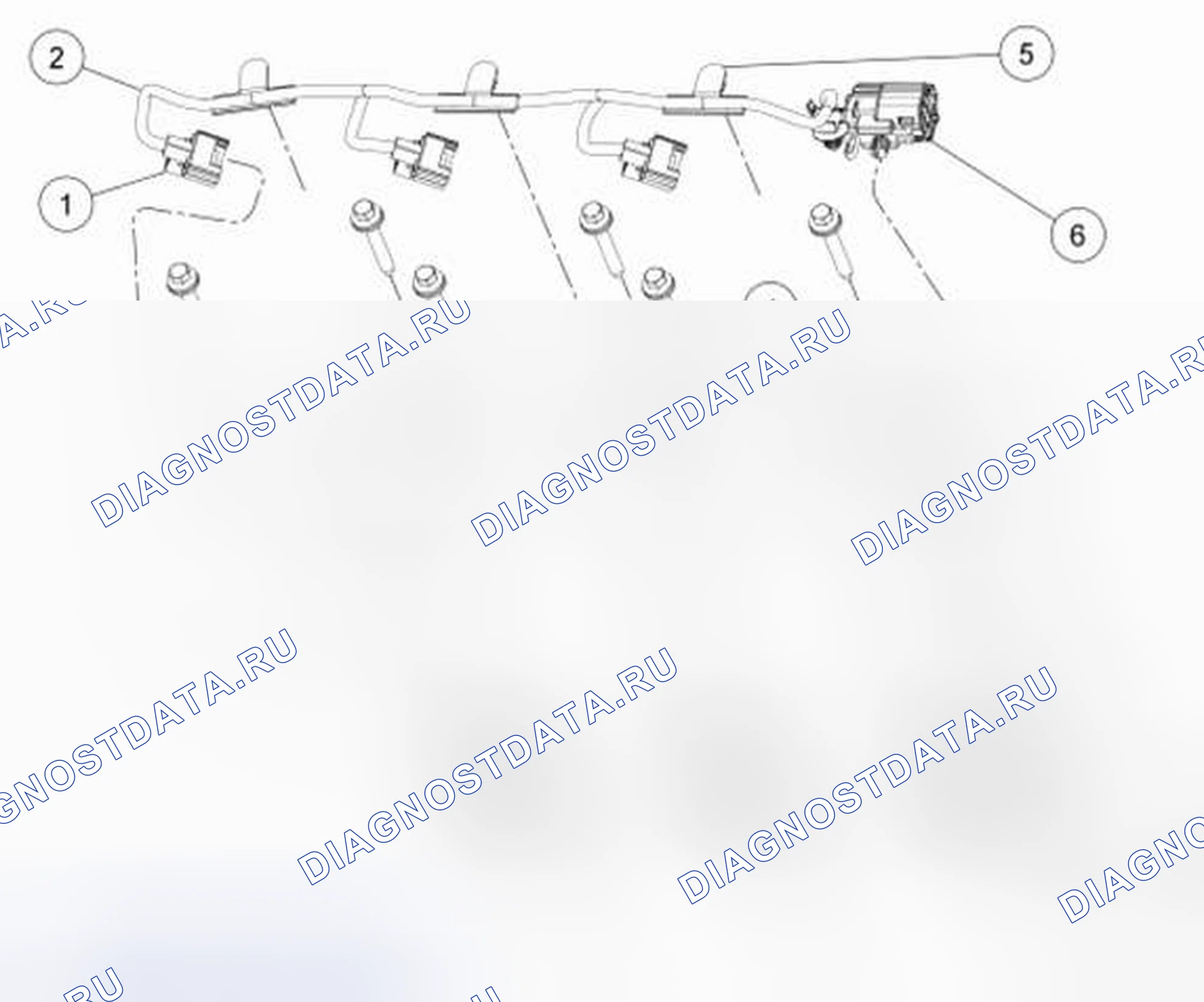 Рис. 41: Топливная рампа 3,5 л GTDI Lh и топливные форсунки. Ford F-150 XII