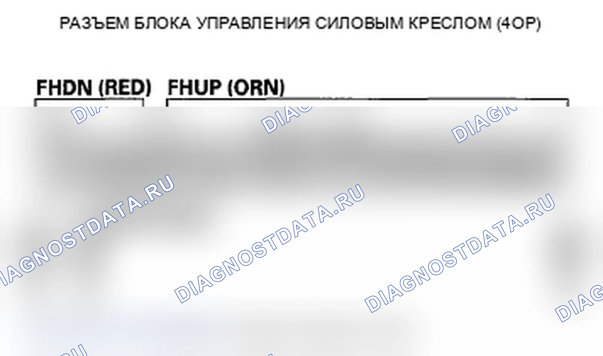 Рис. 75: B1846 расшифровка кода ошибки: неисправность цепи переднего переключателя «вверх-вниз» сиденья с электроприводом. Acura TL IV